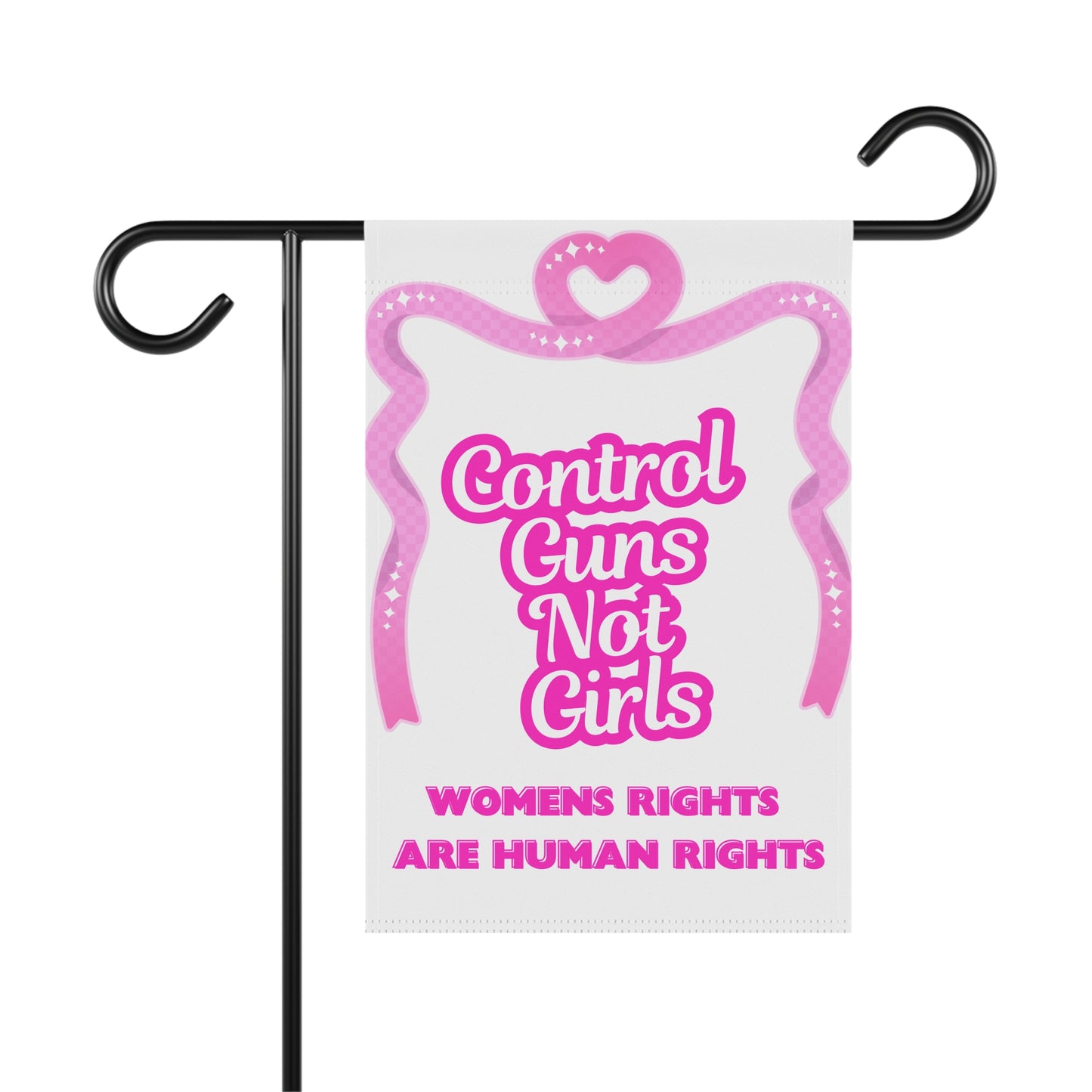 Control Guns Not GIrls | Garden Flag Feminist Women's Rights Flag