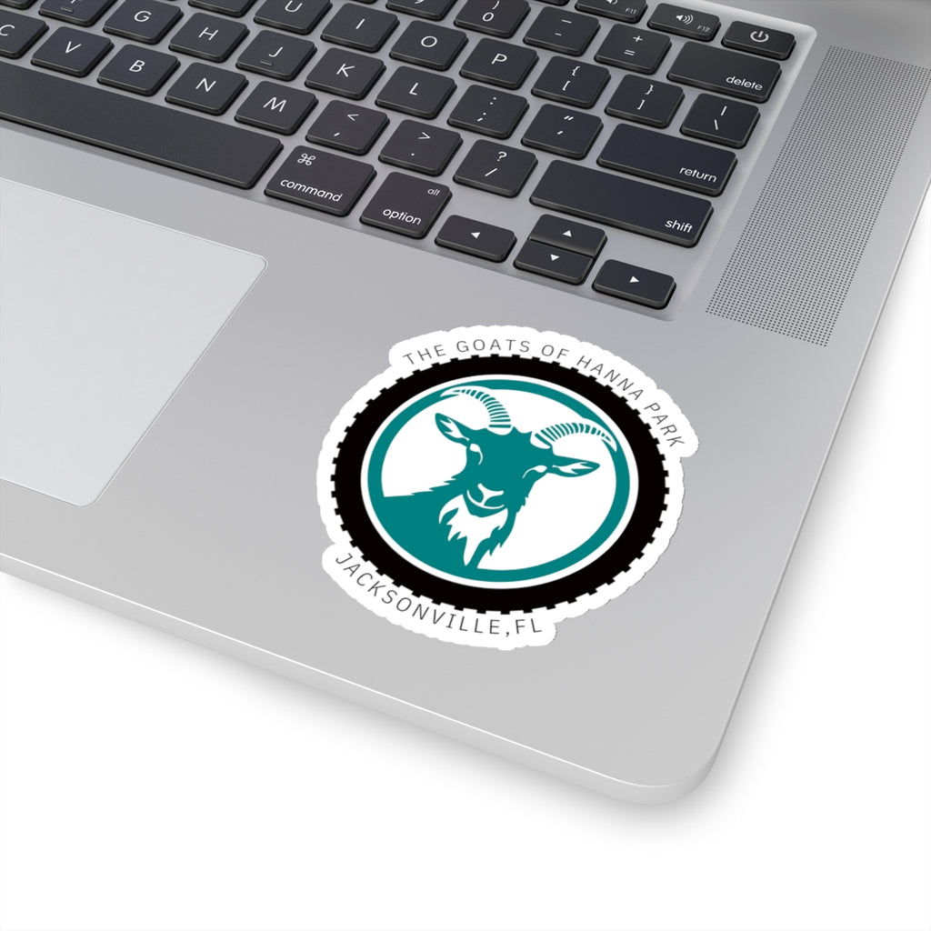 Goats of Hanna Park Mtn Bike Trail Kiss-Cut Stickers