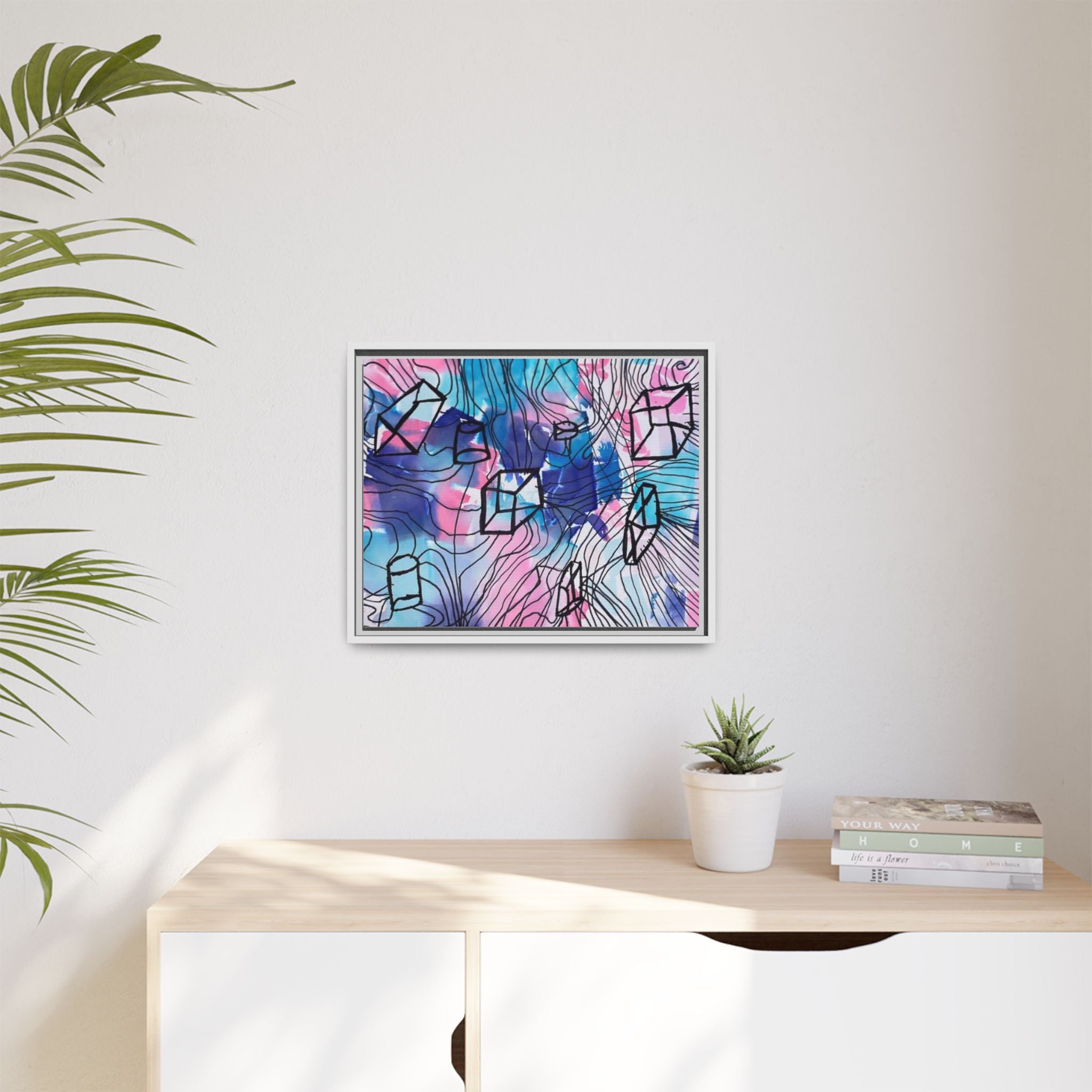 Elements of Art: Form Framed Canvas by Jackson G. Smith