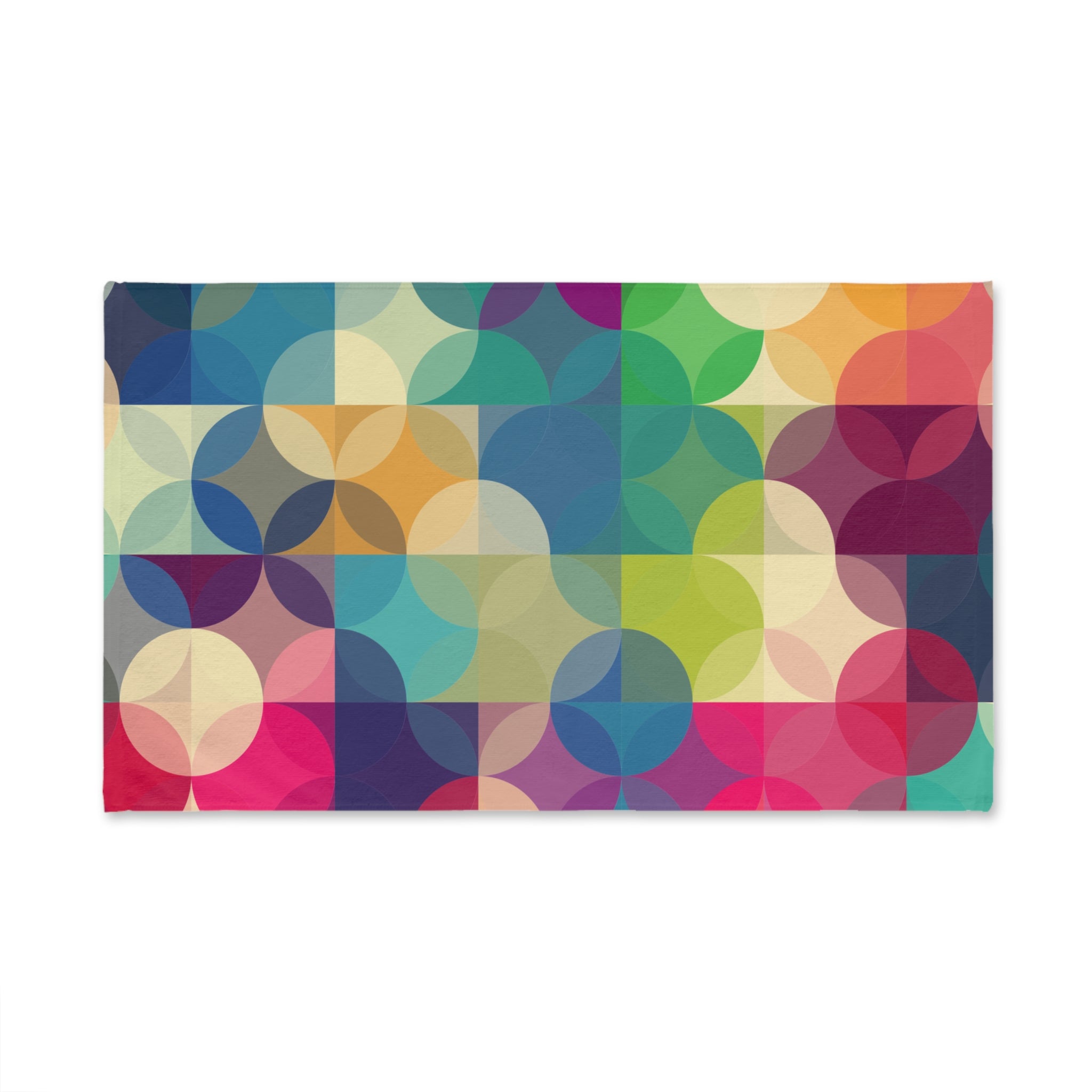 Colorful Kaleidoscope Hand towel for kitchen or bathroom Vibrant Hand towel for Guests 16 x 28