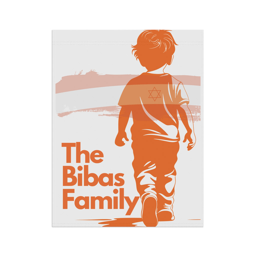 The Bibas Family garden flag memorial tribute October 7th Remember the Bibas Family
