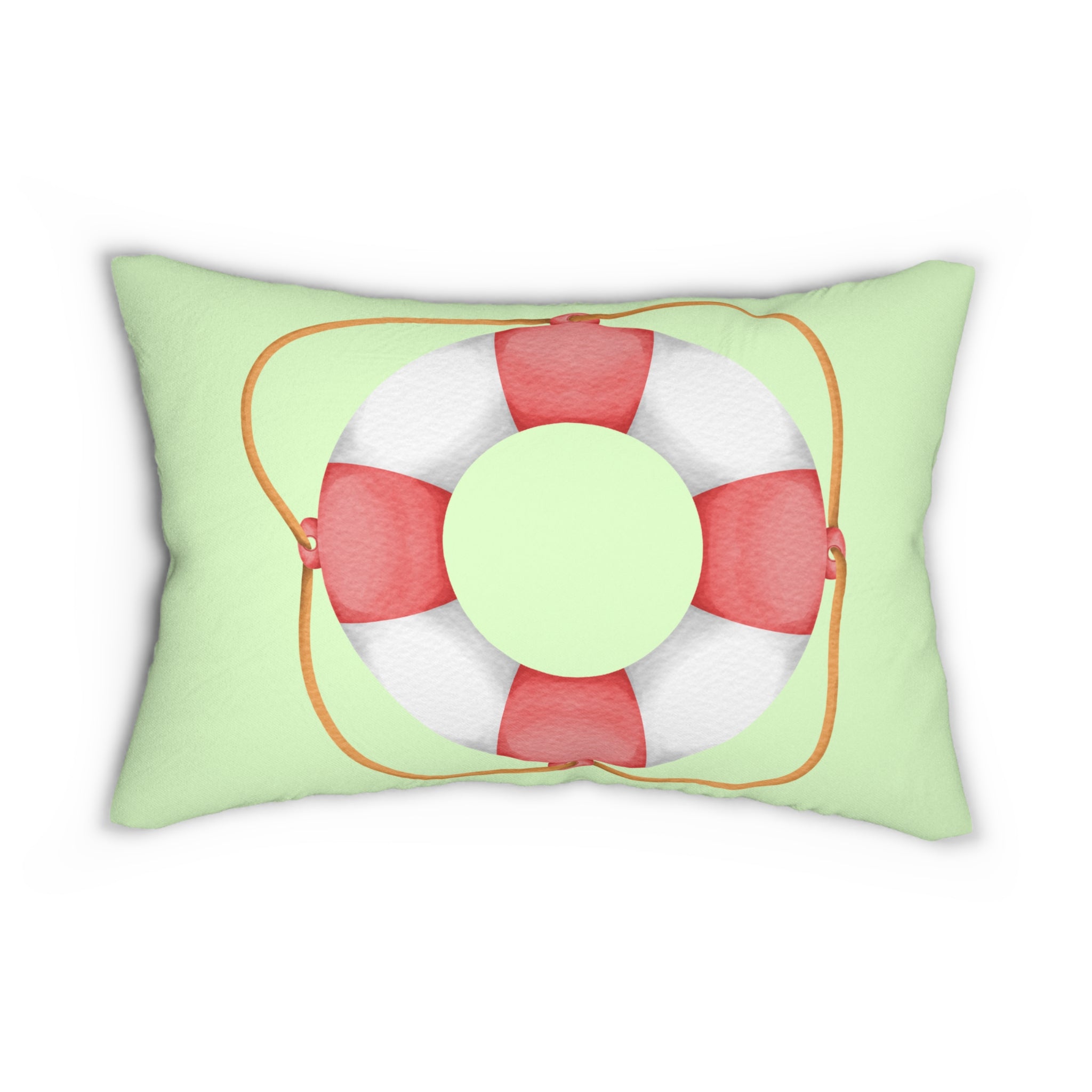 Coastal Vibes Throw Pillow - Nautical Fishing Decor, Beach House Pillow, Summer Home Accent, Gifts for Fishermen, Patio Pillows