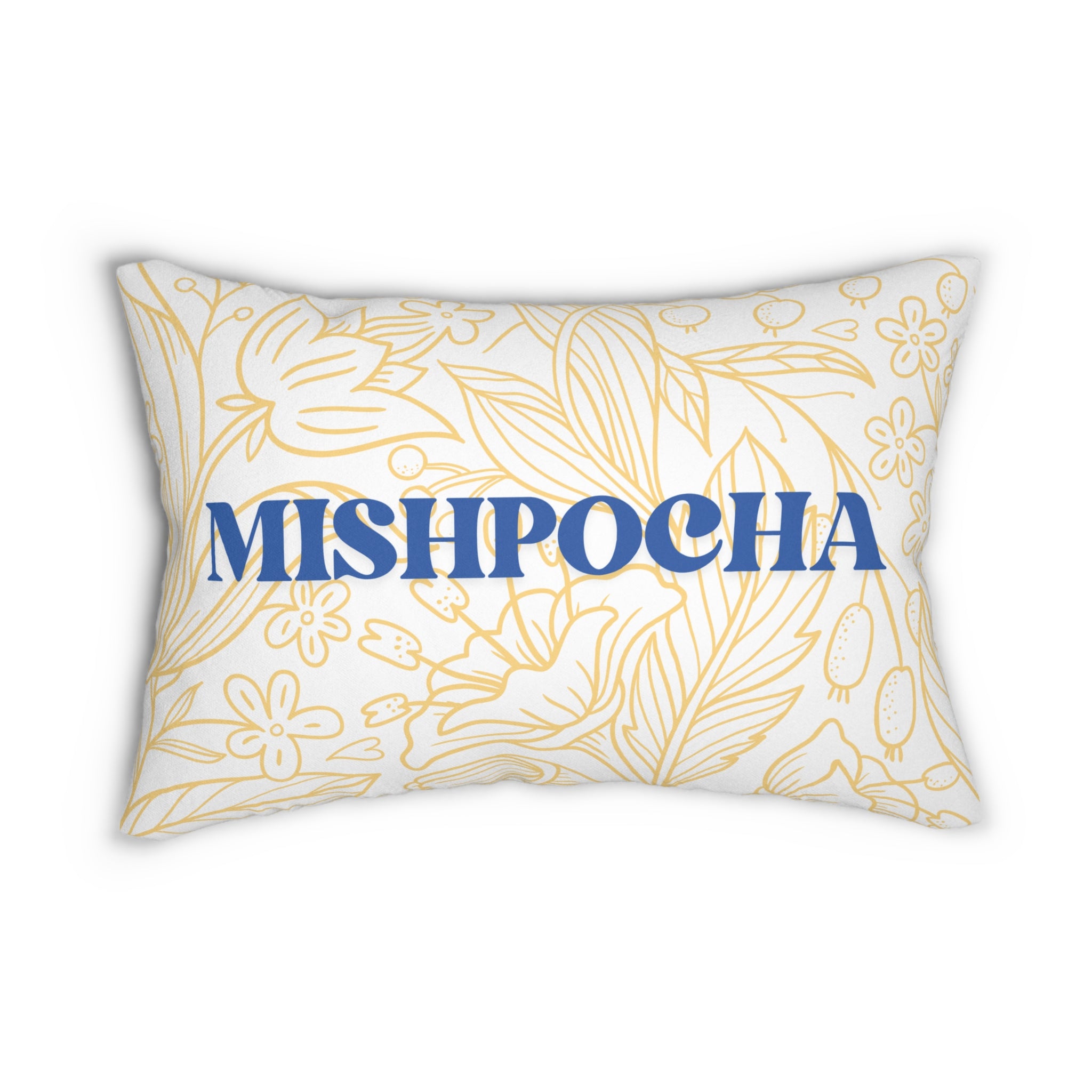Mishpocha Decorative Pillow Celebrate Family with Yiddish Charm Jewish Decorative Pillow