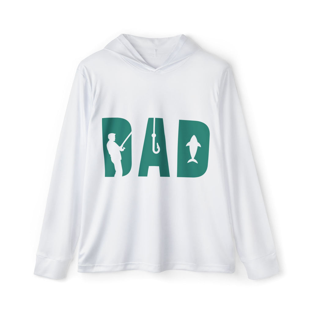 Hooded Fishing Shirt for Dad Men's Sports Warmup Hoodie