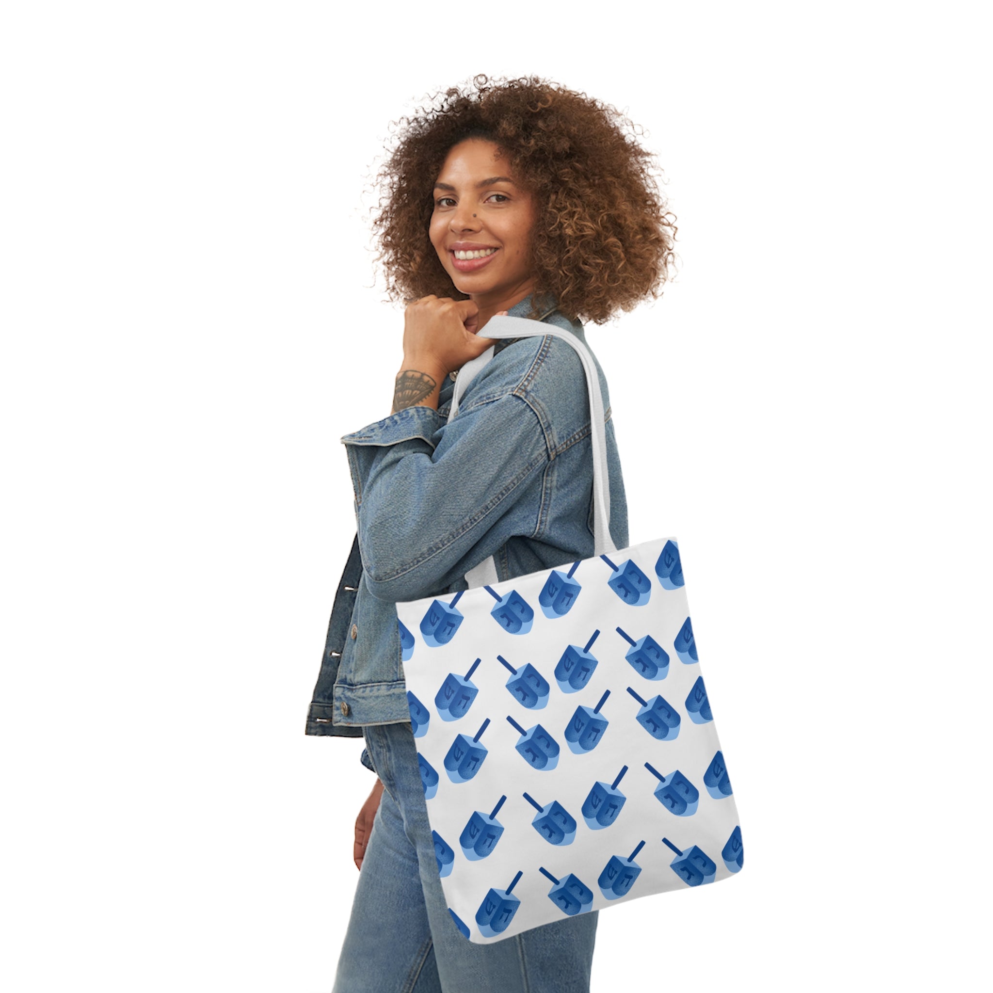 Hanukkah Canvas Tote Bag Dreidel Canvas Tote Bag Hanukkah Gift Bag