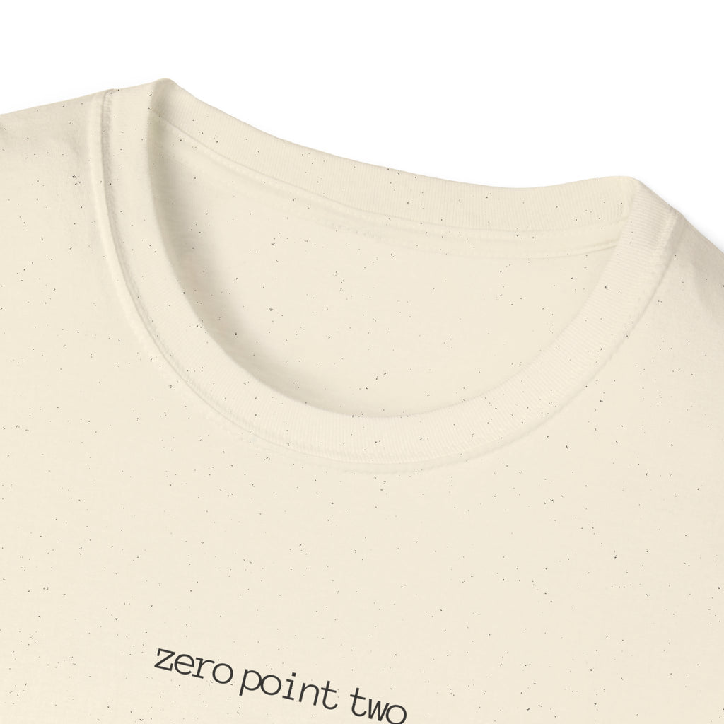 Zero Point TwoT-Shirt soft style vintage feel 0.2 tee