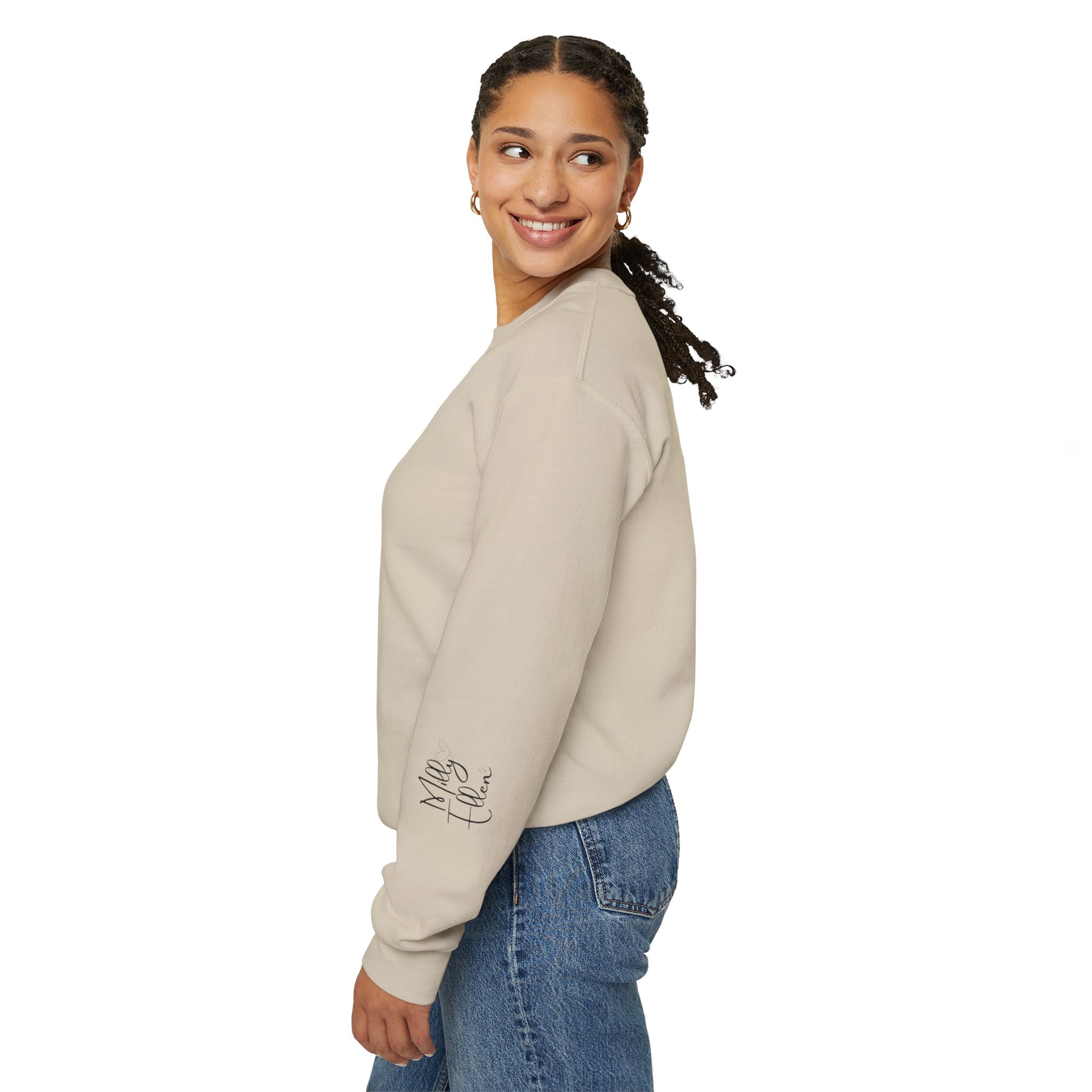 Jewish Mom Crewneck Sweatshirt with Custom Kids Names
