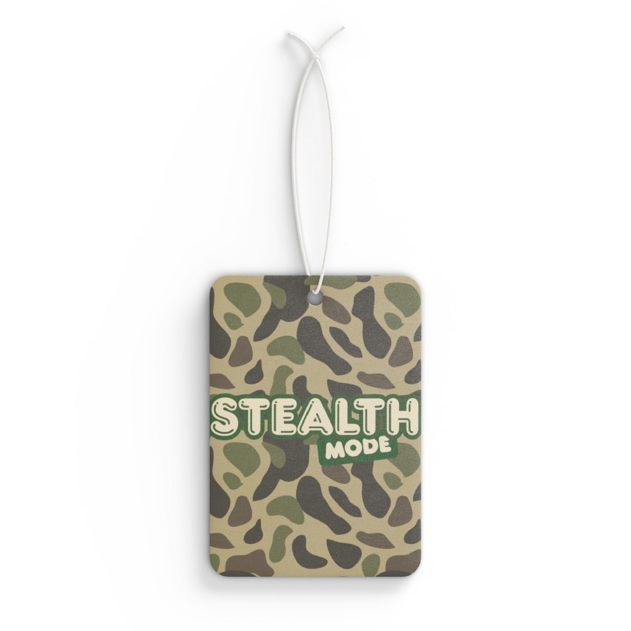 Stealth Mode Car Air Freshener | Camouflage Aroma Tag | Car Decor, Gift for Him, Auto Fragrance, Driving Essentials, Unique