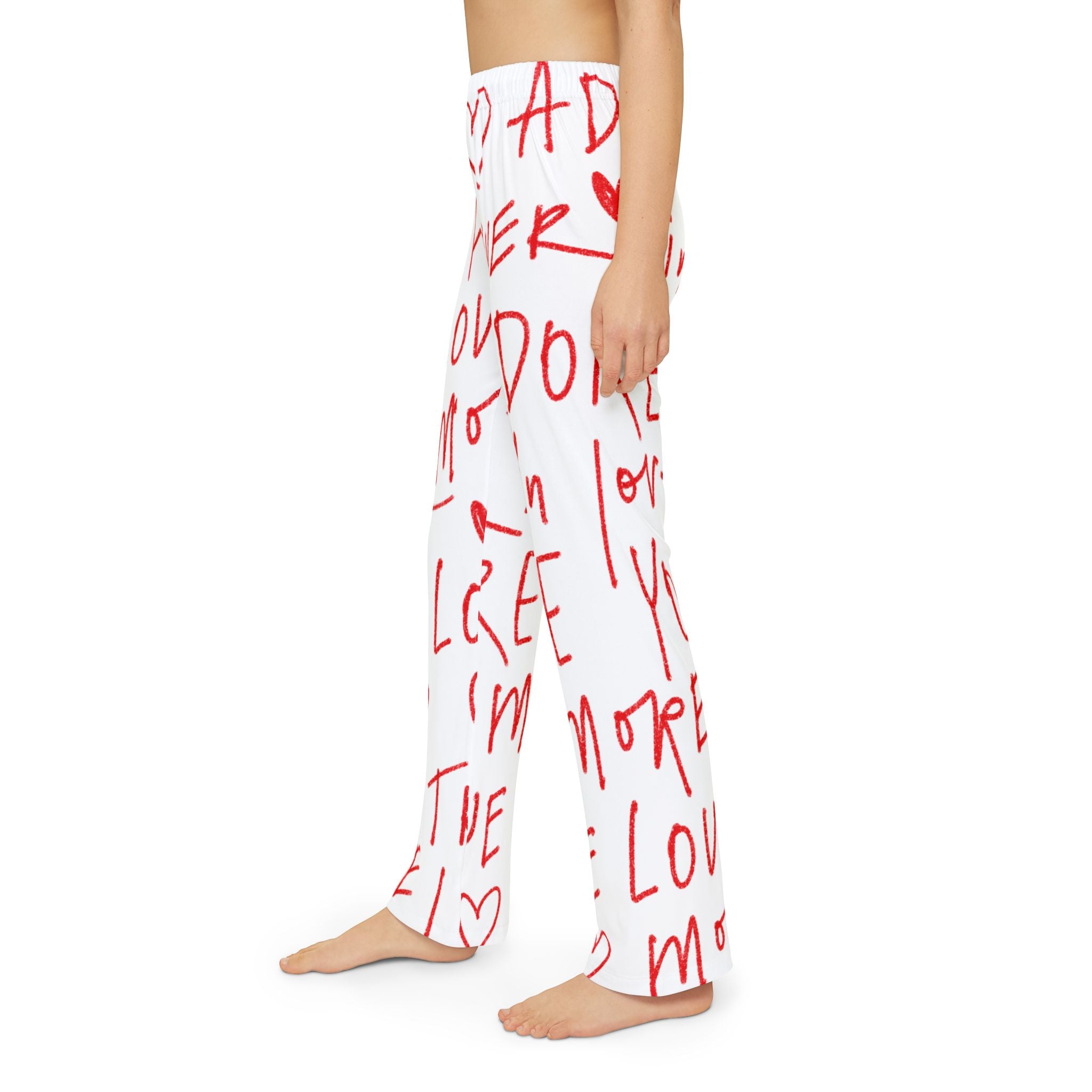 Kids Valentine's Pajama Pant Youth Valentine Lounge Pants