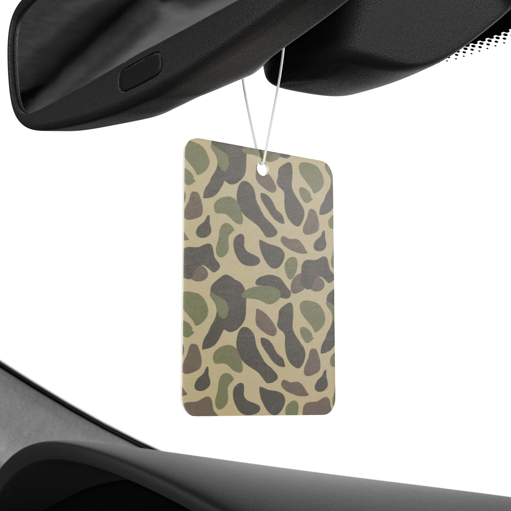 Camo Car Air Freshener | Stylish Auto Scent | Great for Gifts, Road Trips, Home Decor, Greenery Vibe, Car Accessories