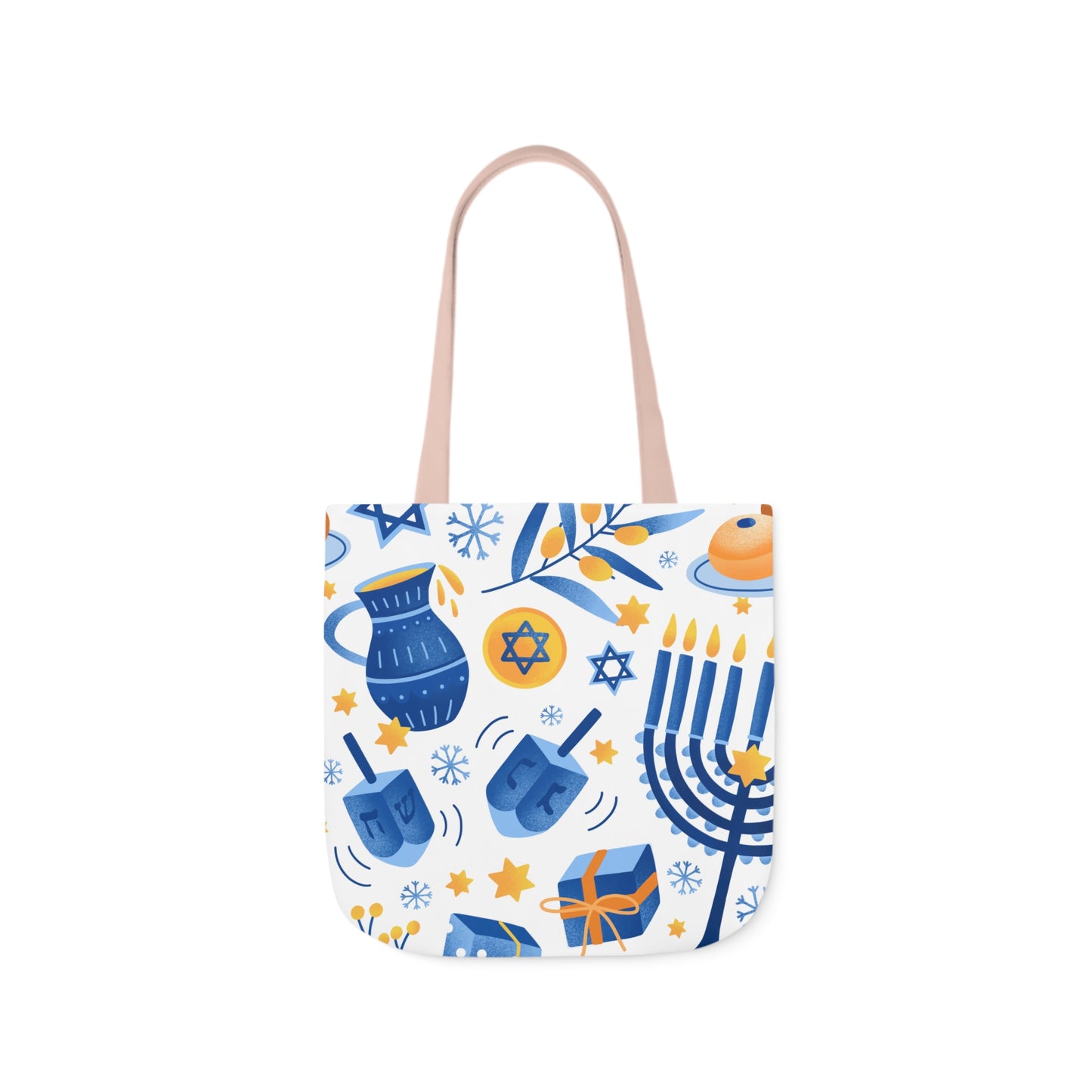 Hanukkah Canvas Tote Bag