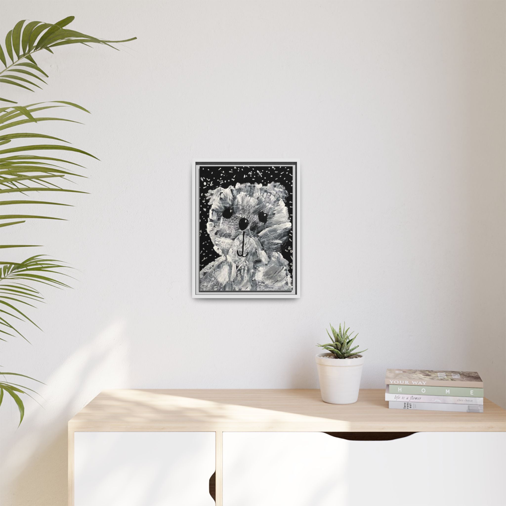 Theodore Roosevelt, Teddy Bear Matte Canvas, Framed Art by Jackson Smith