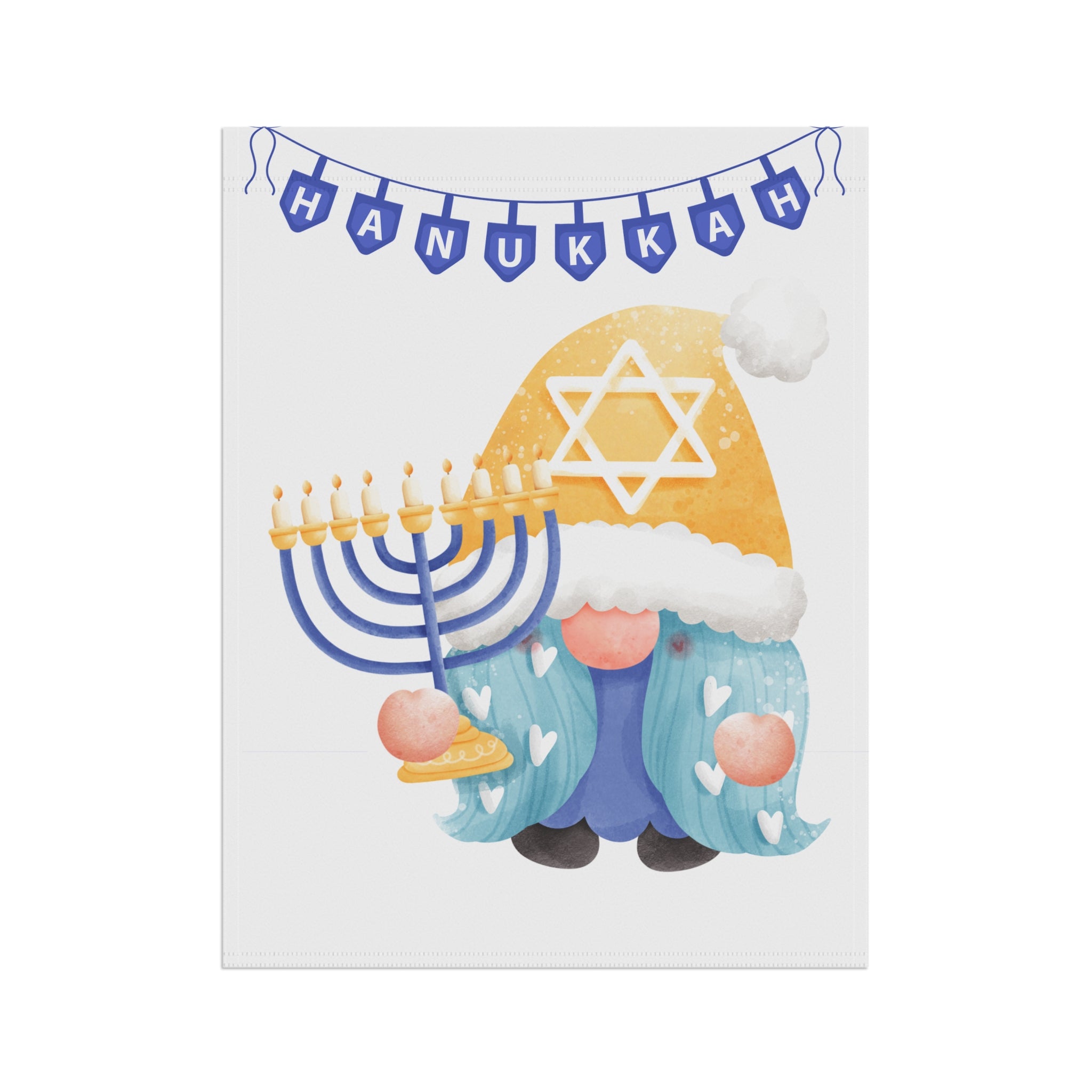 Hanukkah Garden & House Banner Flag