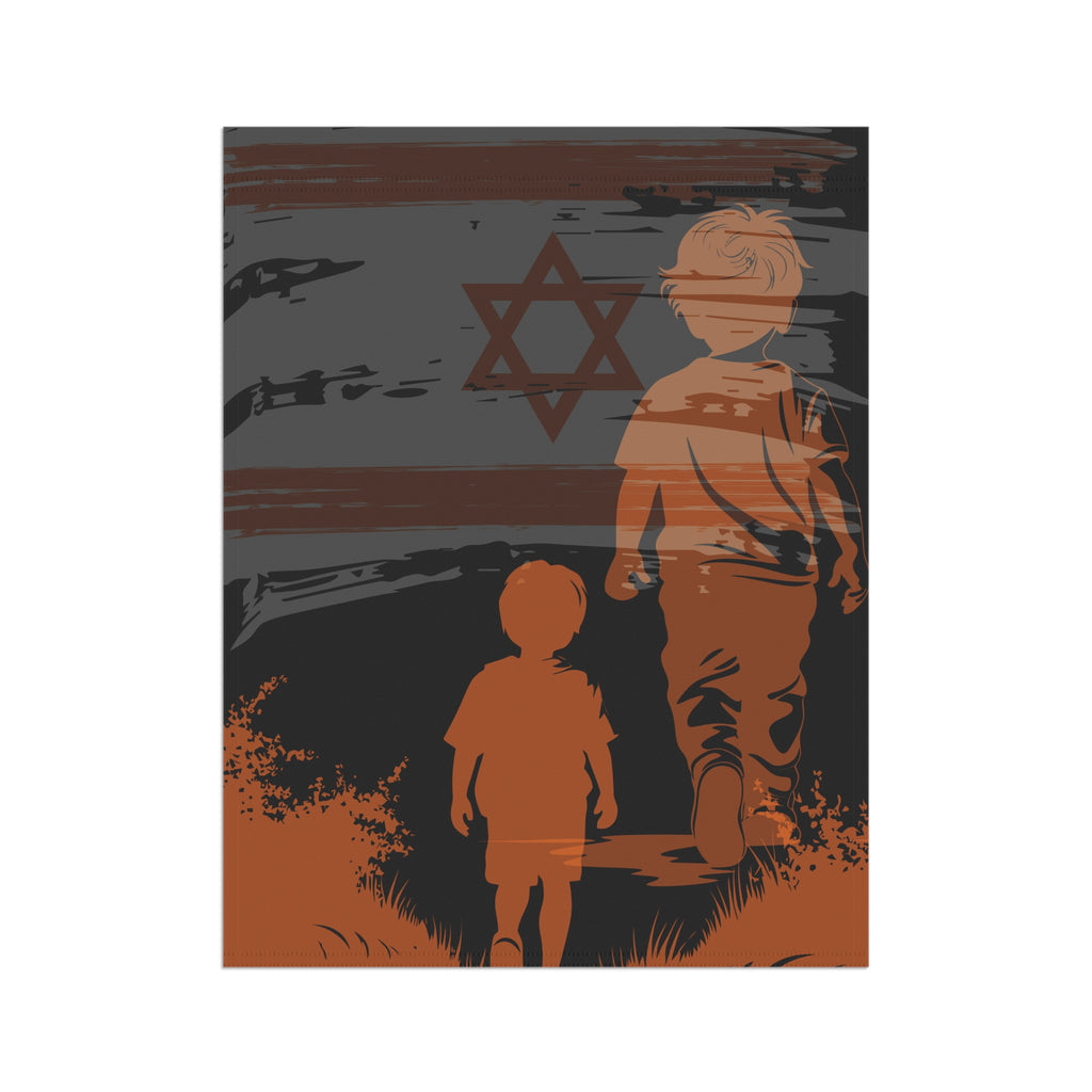 The Bibas Family Support The Bibas Family Memory Never Forget Bibas Family Black and Orange Flag