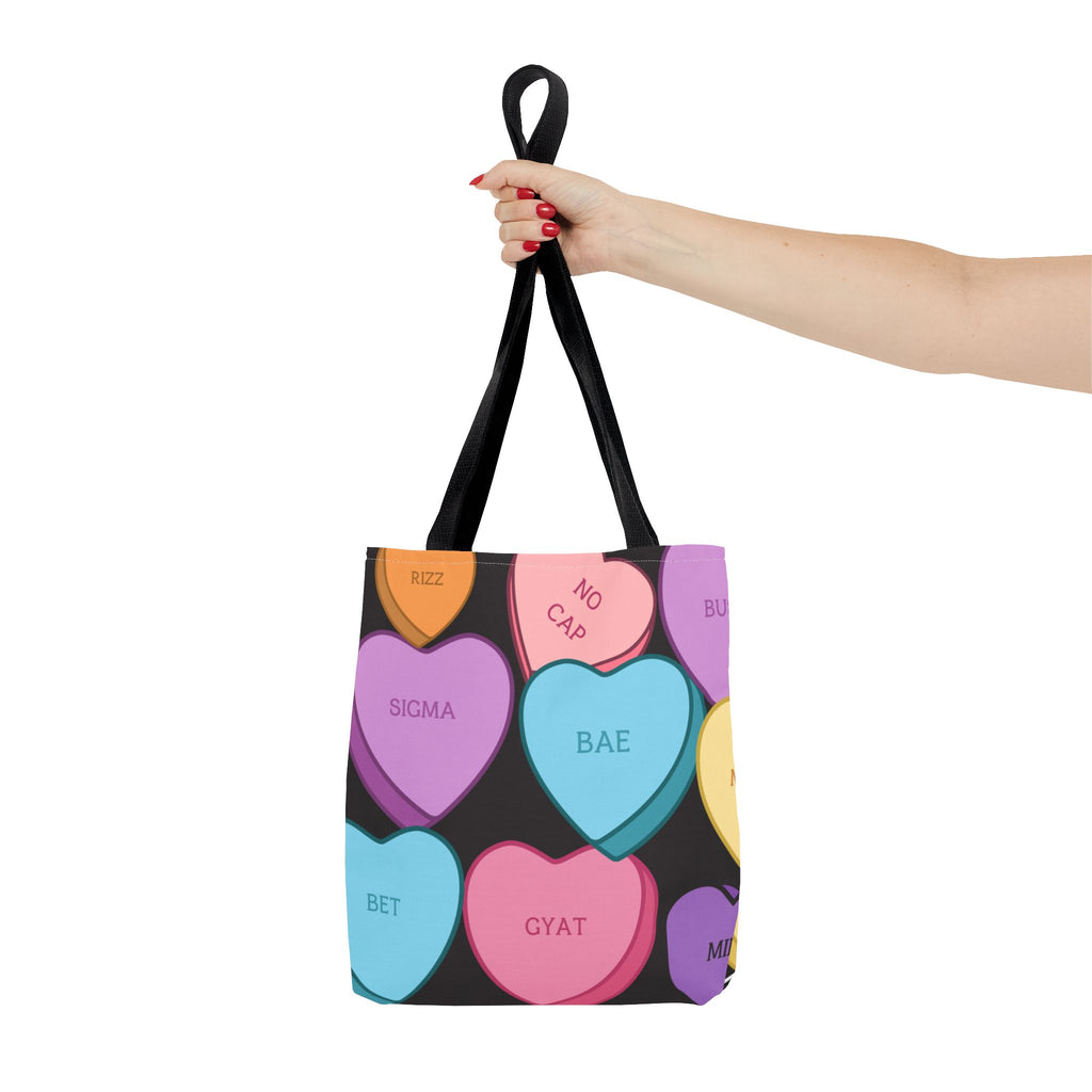 Candy Heart Valentine's Tote Bag