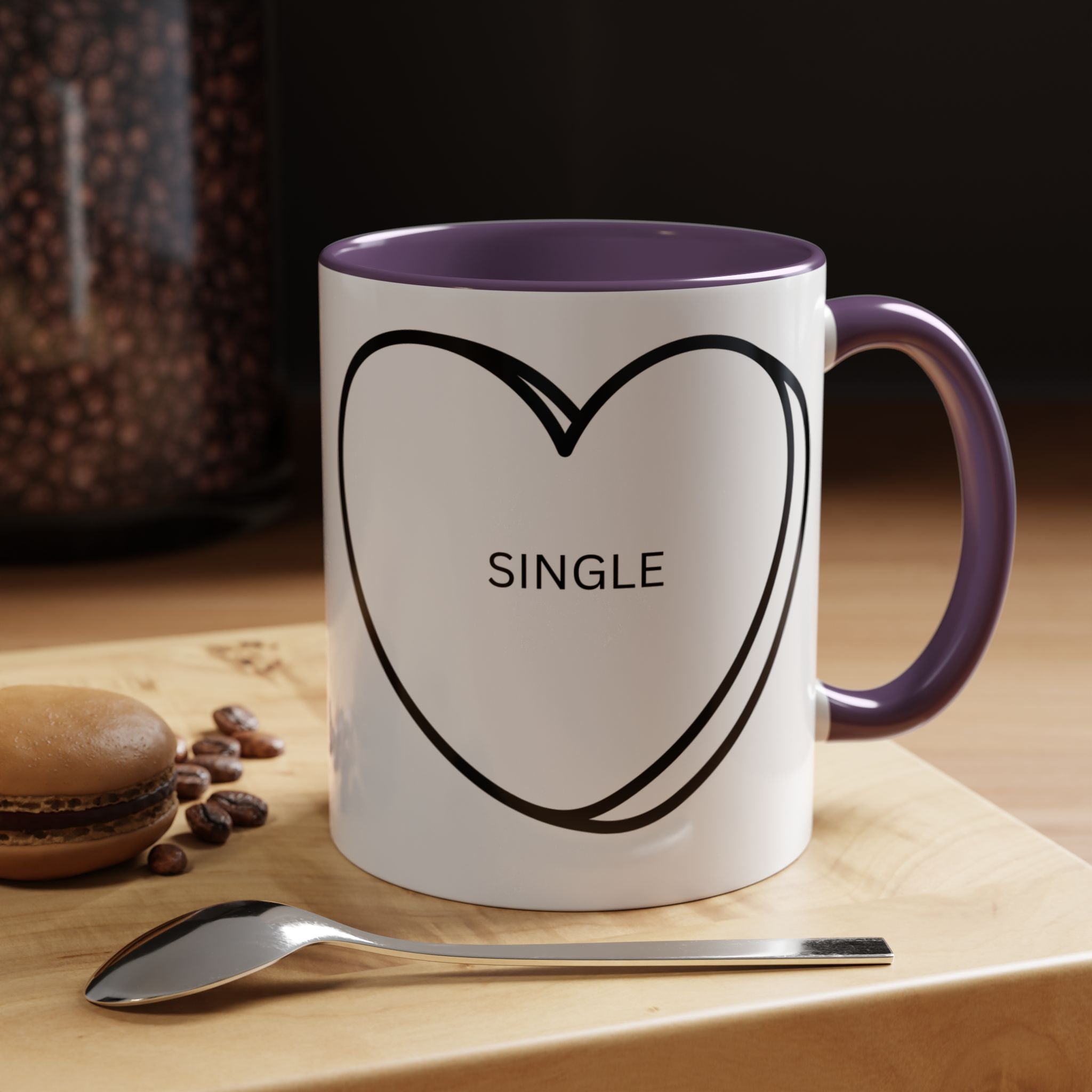 Coffee Mug, Single on Valentine's Mug, Candy Heart Mug, Amazon Prime Mug, Valentine's Day Mug, Gift for Single Friend