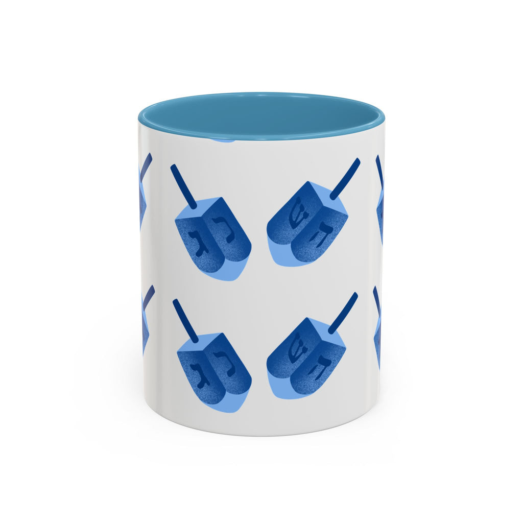 Dreidels Hanukkah Mug 11 oz