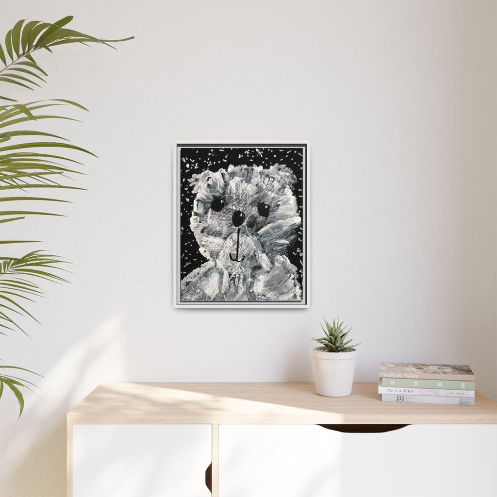 Theodore Roosevelt, Teddy Bear Matte Canvas, Framed Art by Jackson Smith