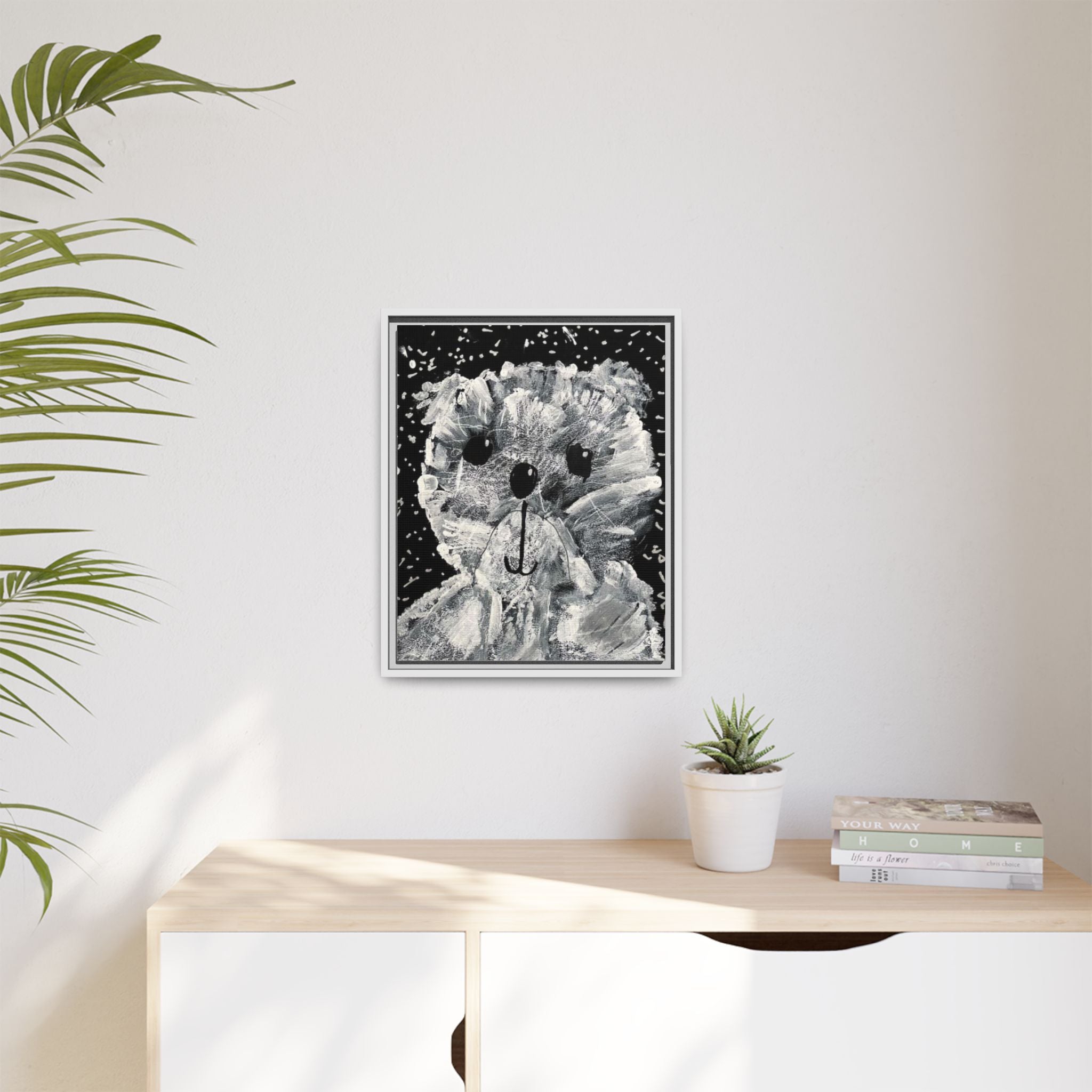 Theodore Roosevelt, Teddy Bear Matte Canvas, Framed Art by Jackson Smith