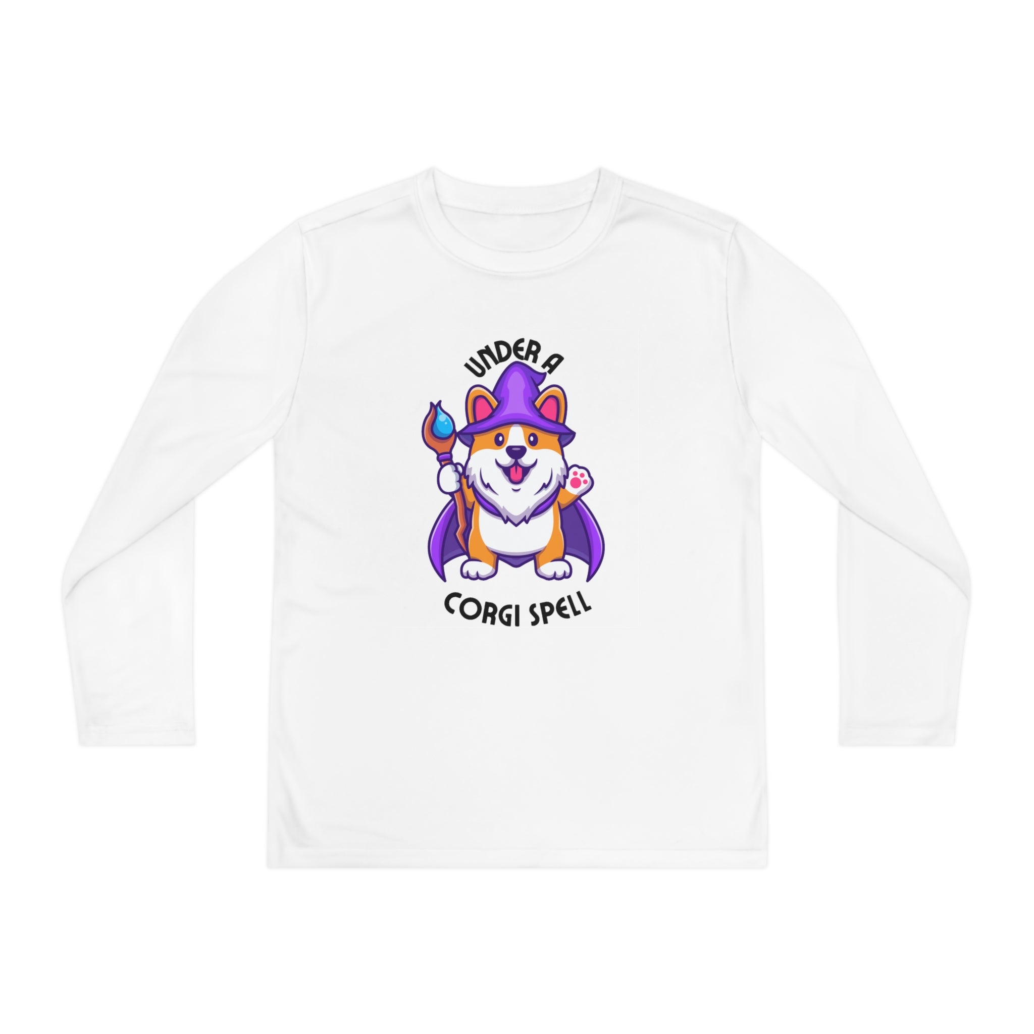 Corgi Spell Youth Long Sleeve Competitor Tee