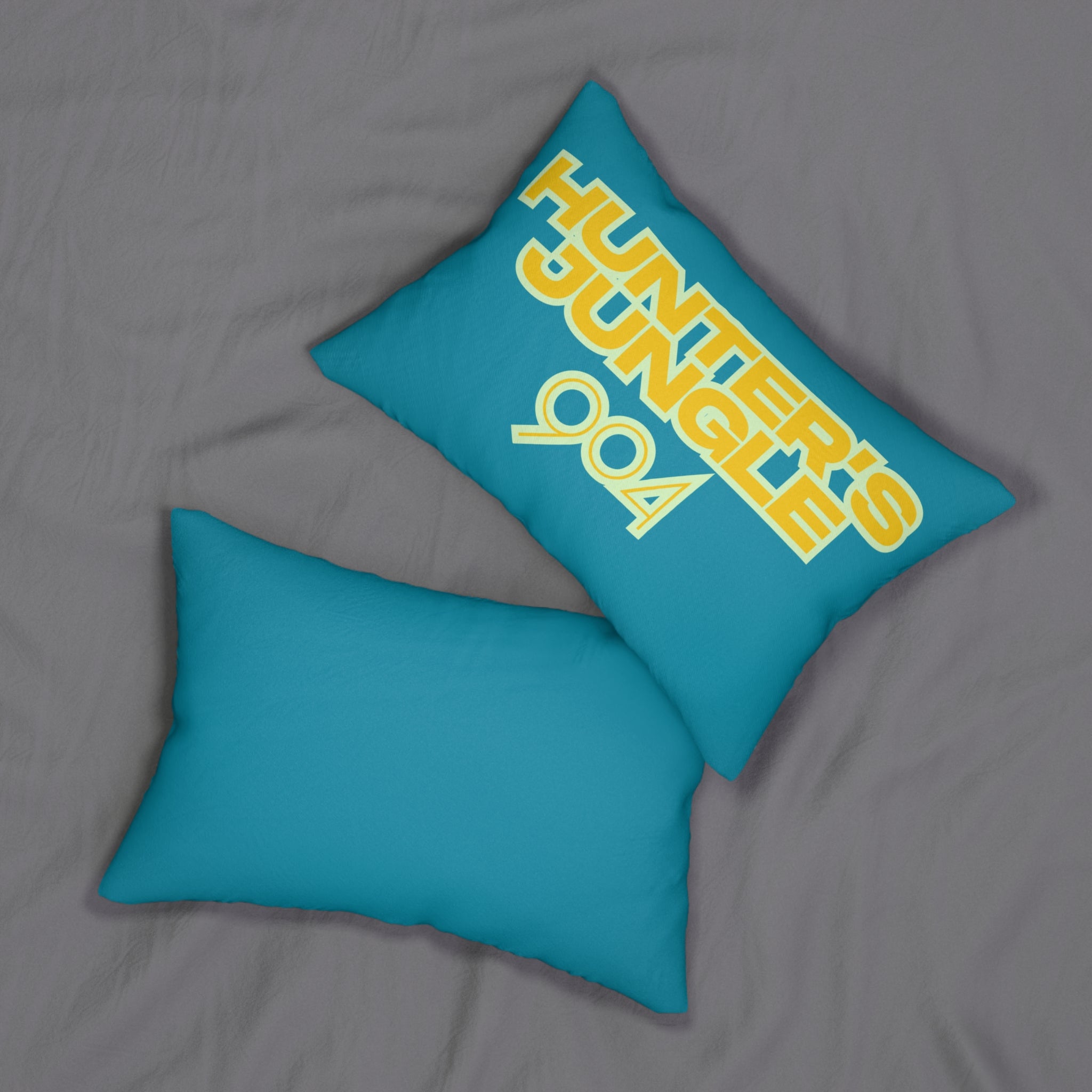 Hunter's Jungle 904 Throw Pillow - Jags Duuuval Travis Hunter Fan Pillow