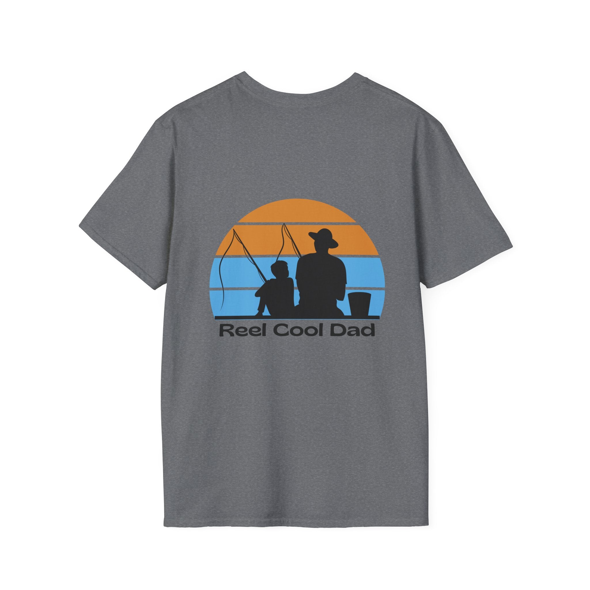 Reel Cool Dad Fishing T-Shirt, Father's Day Gift, Softstyle Tee, Fishing Apparel
