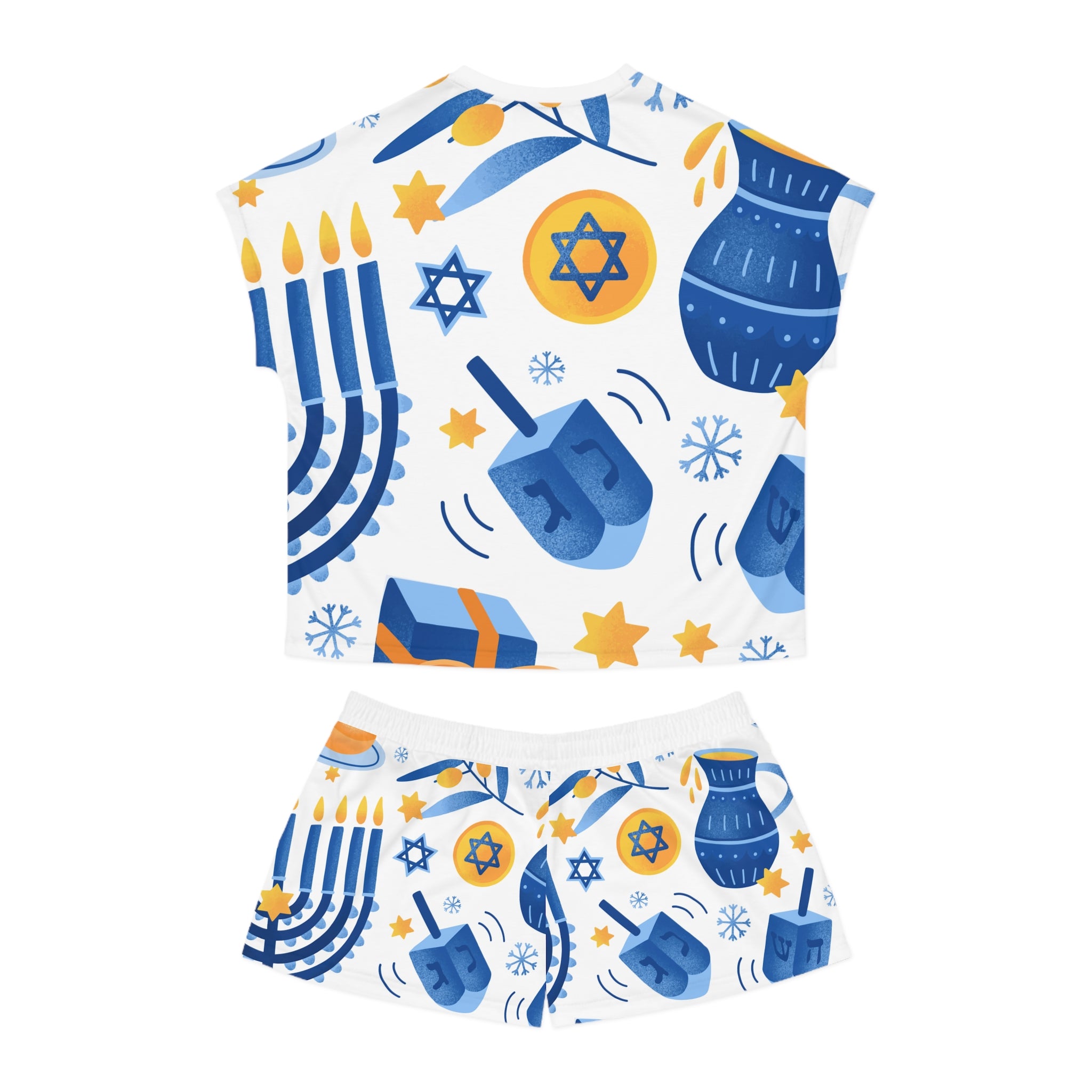 Bubbe's Design Hanukkah Pajama Set for Women | Chanukah Pajama Set with Bubbe's Print