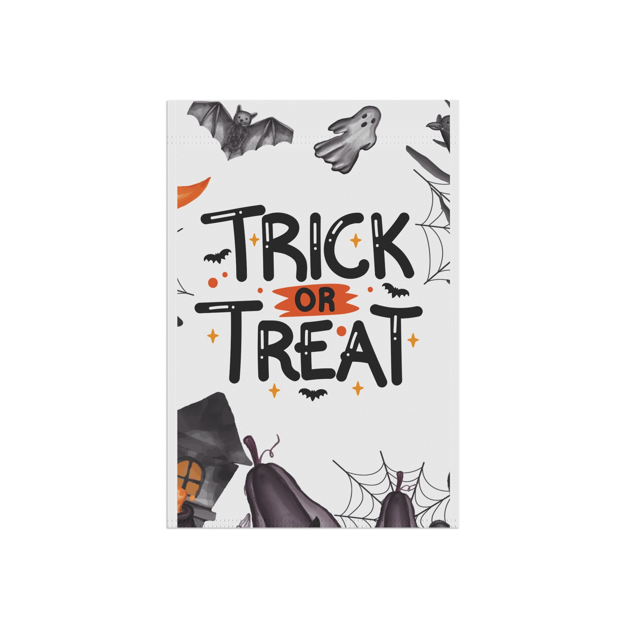 Trick or Treat Garden Flag Halloween Garden Flag Trick o Treat Flag