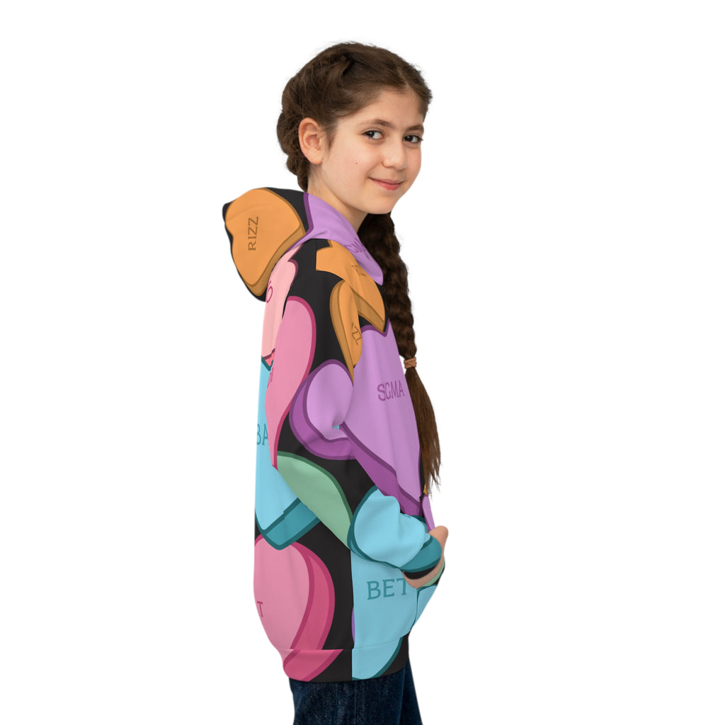 Children's Valentine's Hoodie Valentine's Sweatshirt