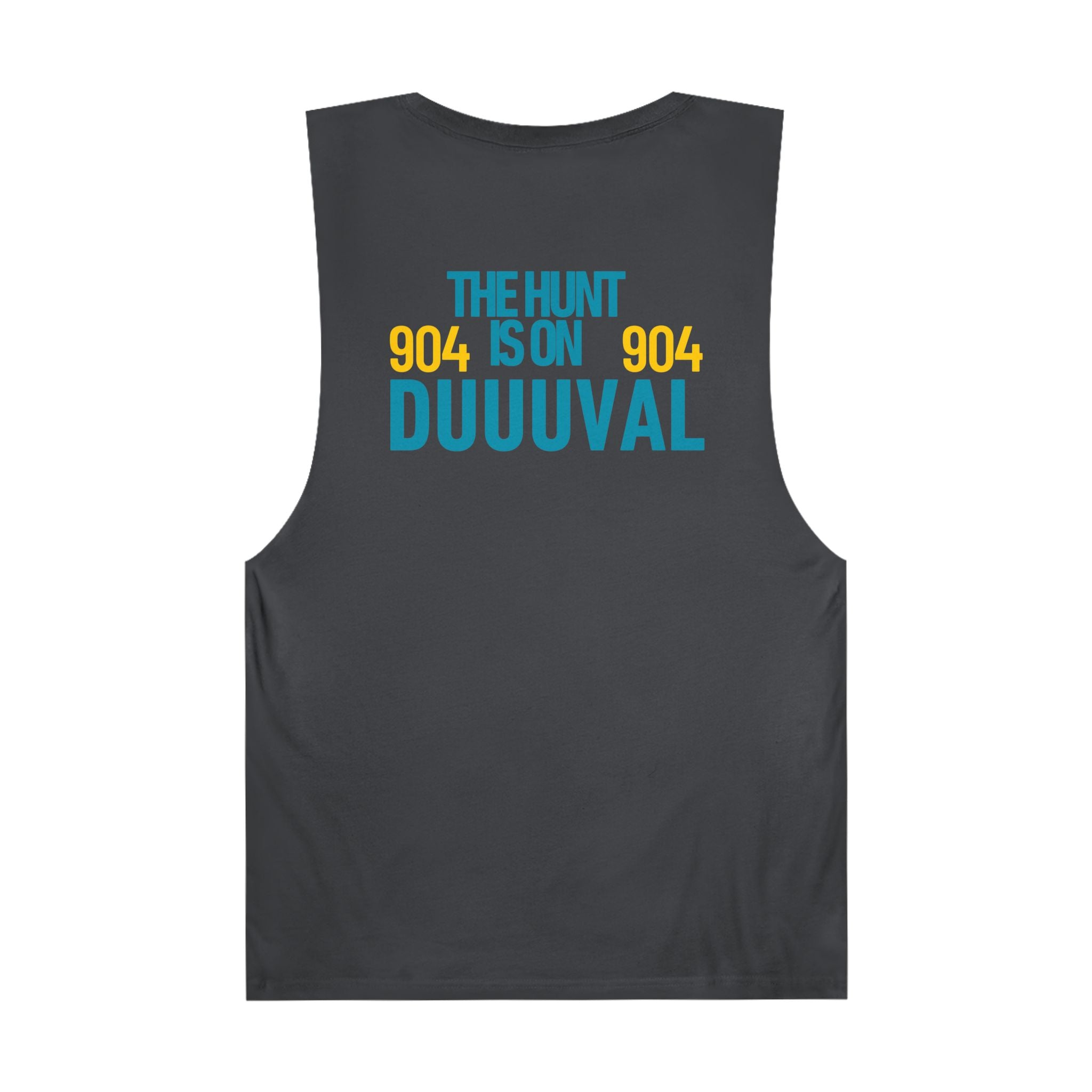 The Hunt is On Duuuval Sleevelss Shirt The Hunt is On Muscle Shirt Duuuval Jags Workout Top
