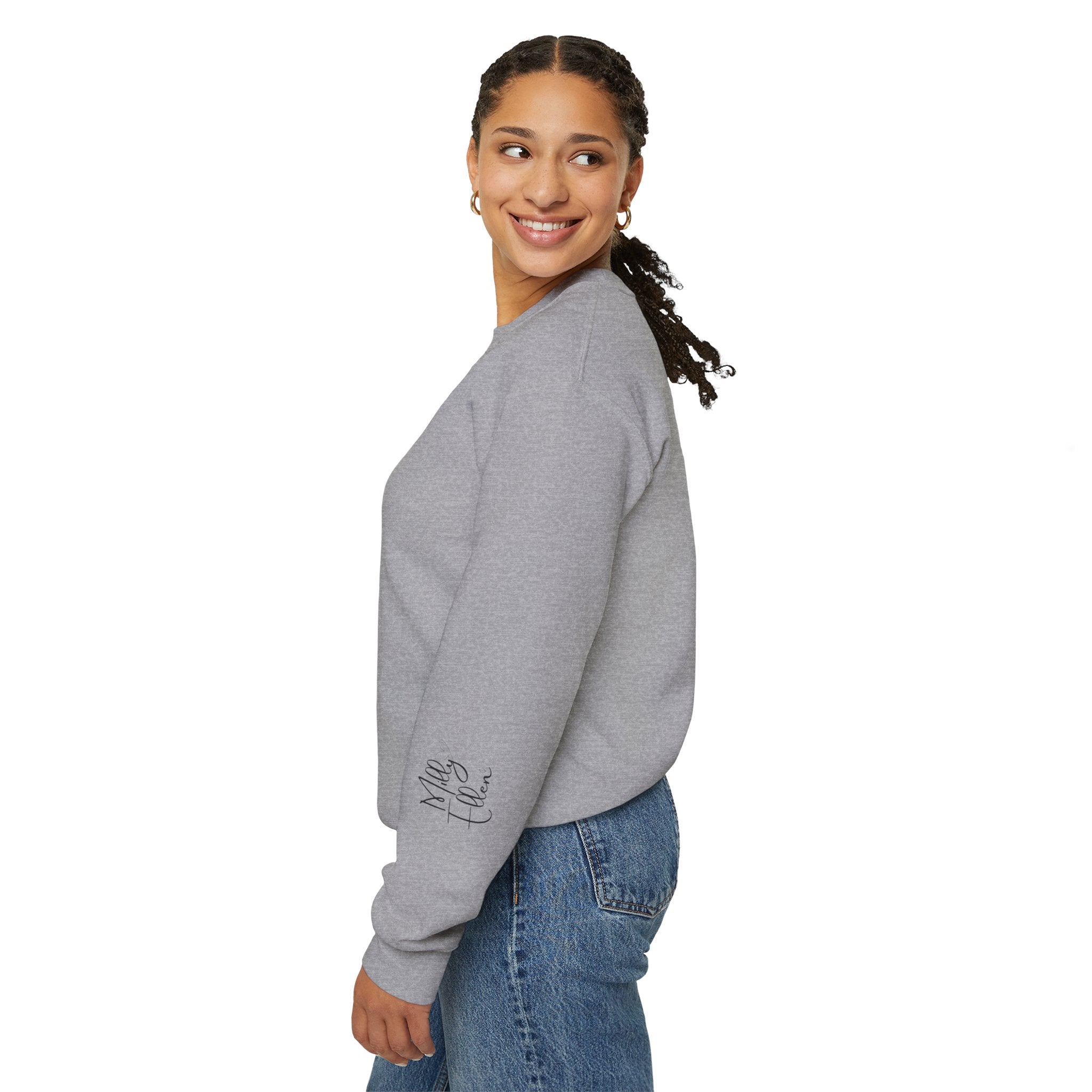 Jewish Mom Crewneck Sweatshirt with Custom Kids Names
