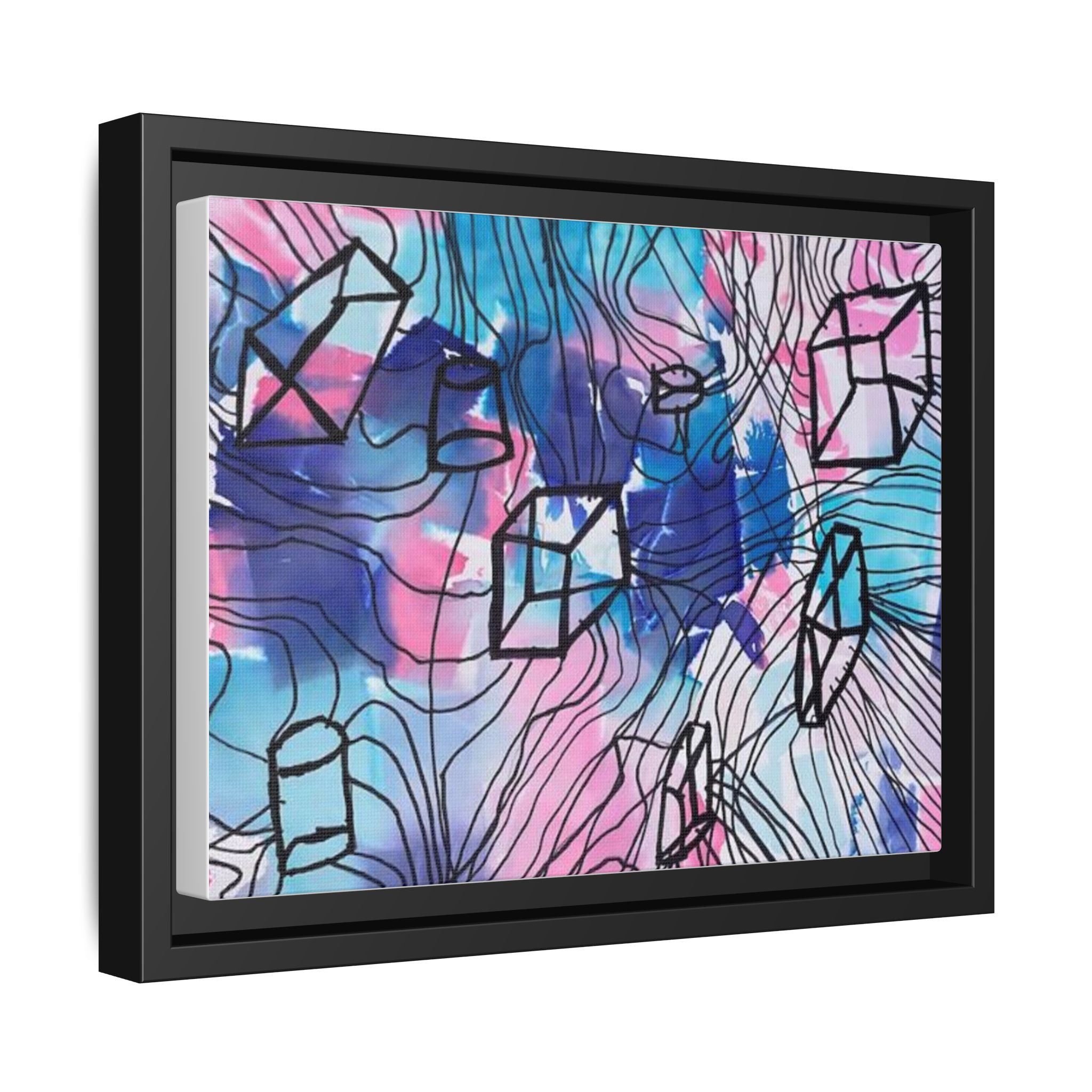 Elements of Art: Form Framed Canvas by Jackson G. Smith
