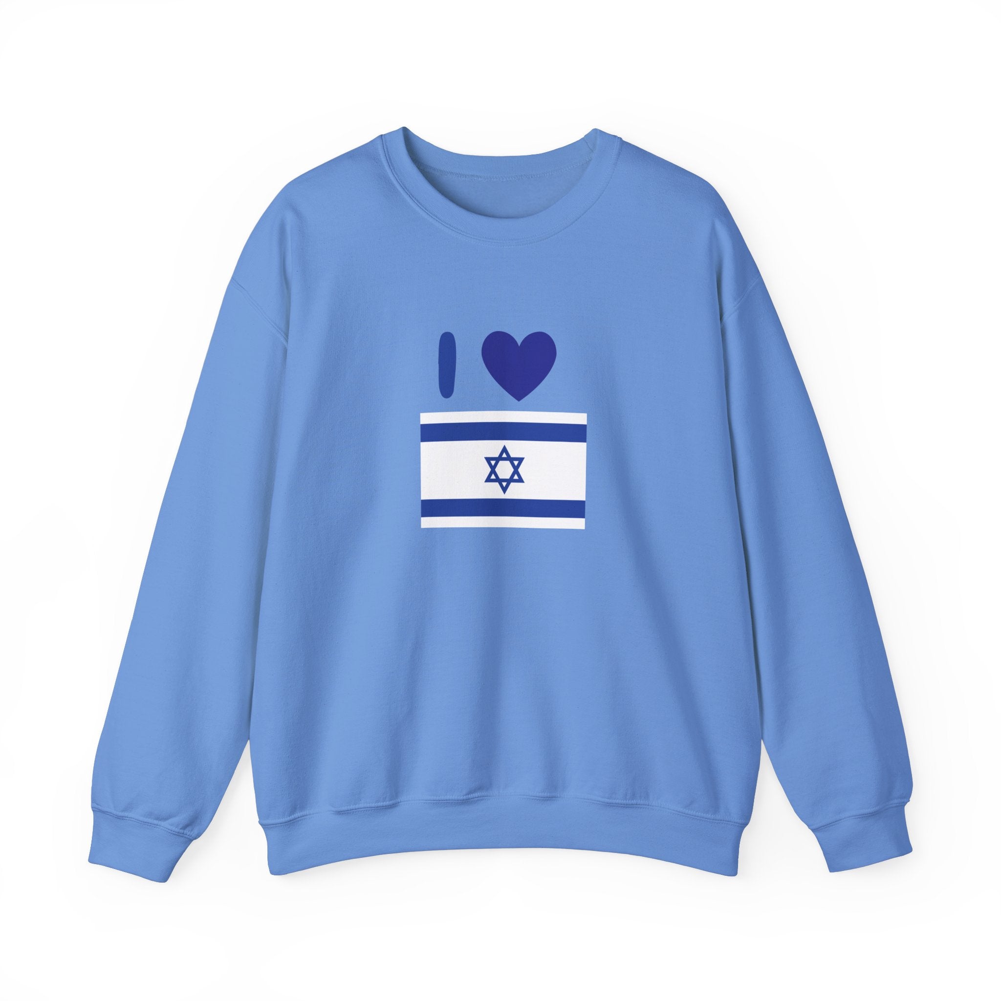 I Love Israel Unisex Heavy Blend™ Crewneck Sweatshirt