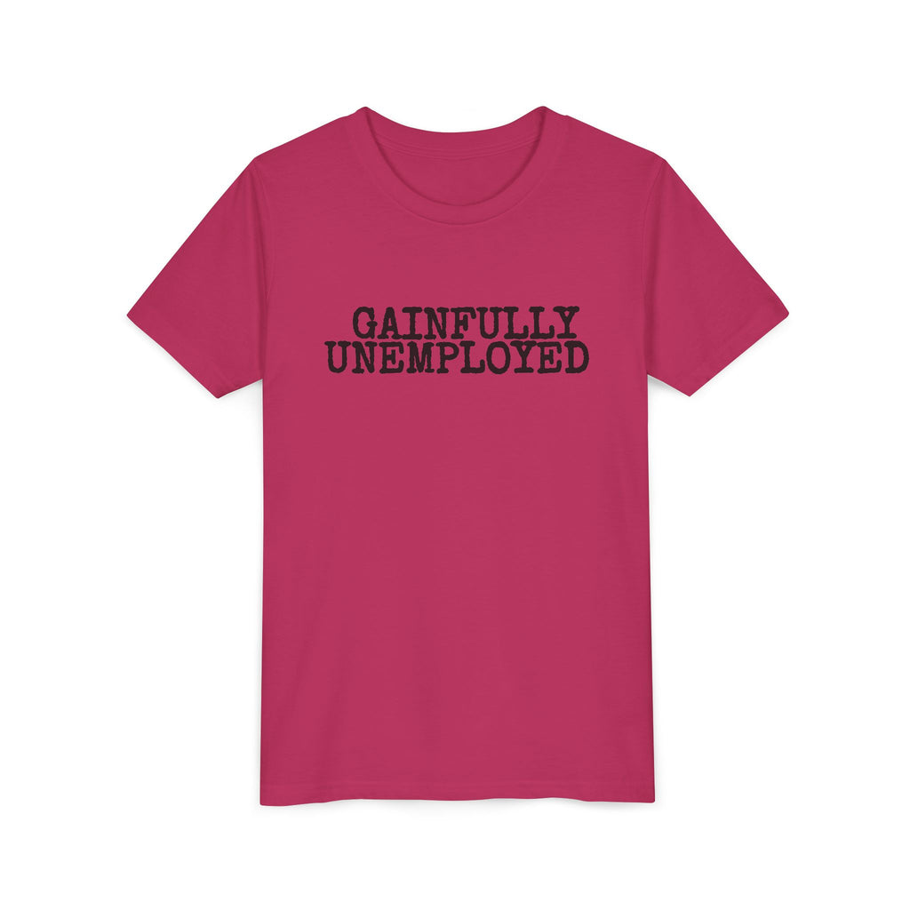 Gainfully Unemployed Youth Tee - Kids Graphic Tee