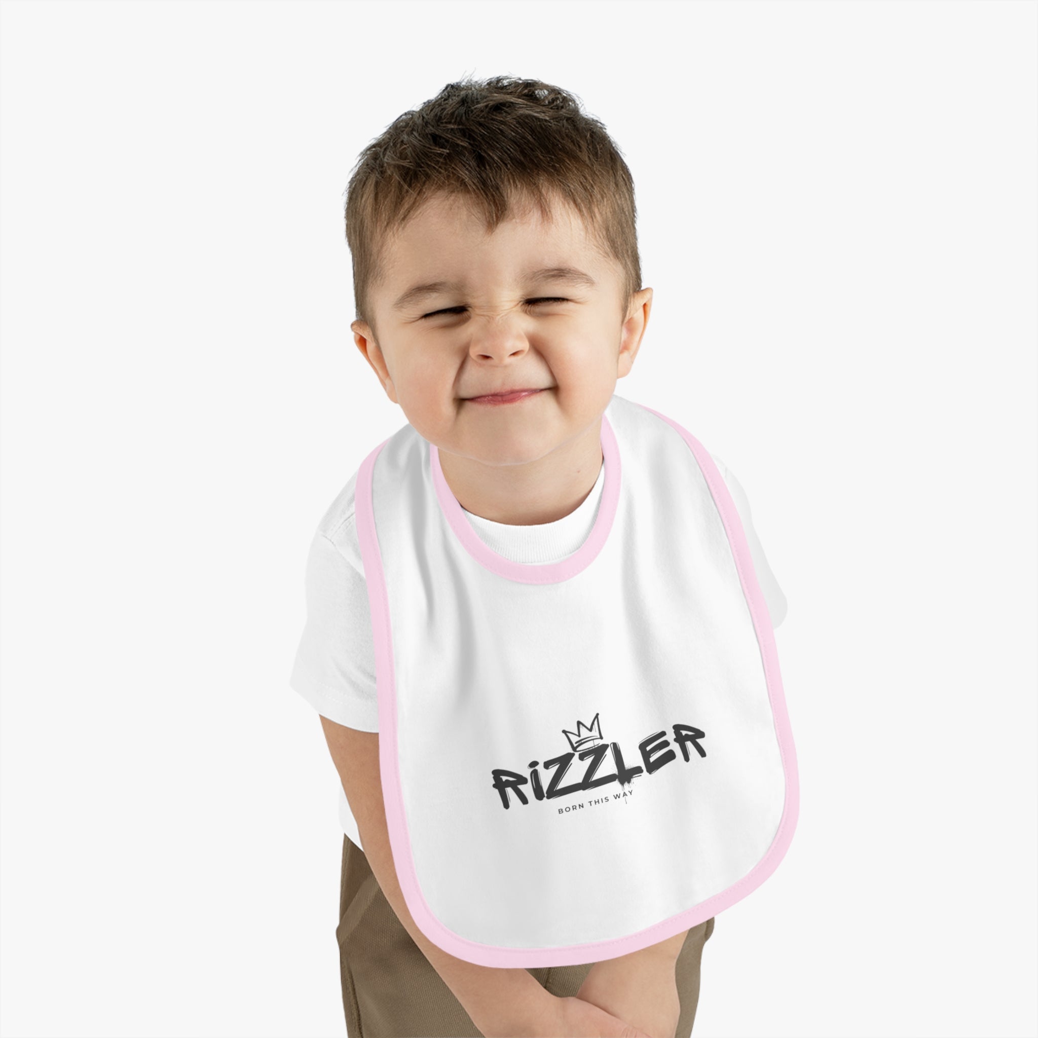 Baby Rizzler Trim Jersey Bib