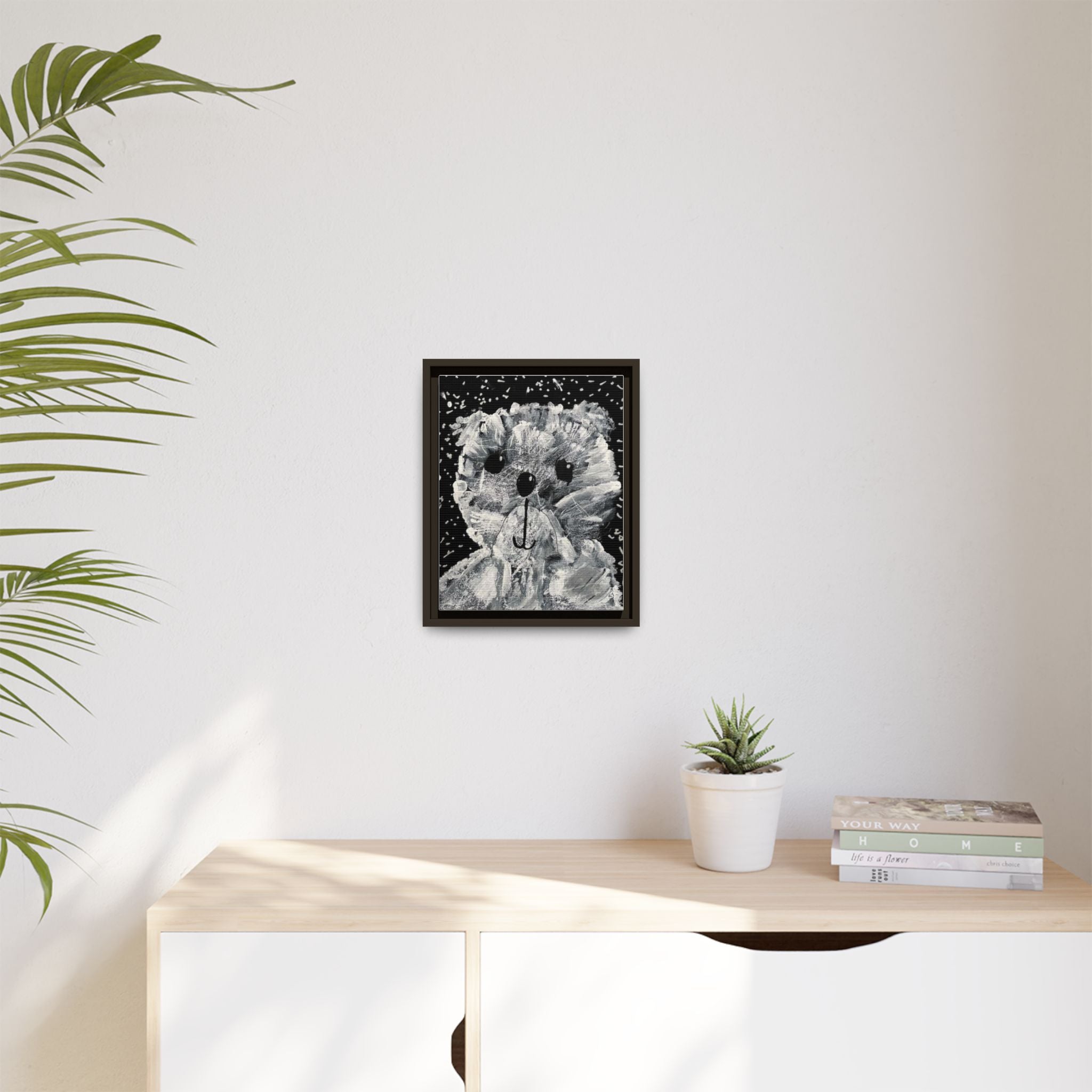 Theodore Roosevelt, Teddy Bear Matte Canvas, Framed Art by Jackson Smith