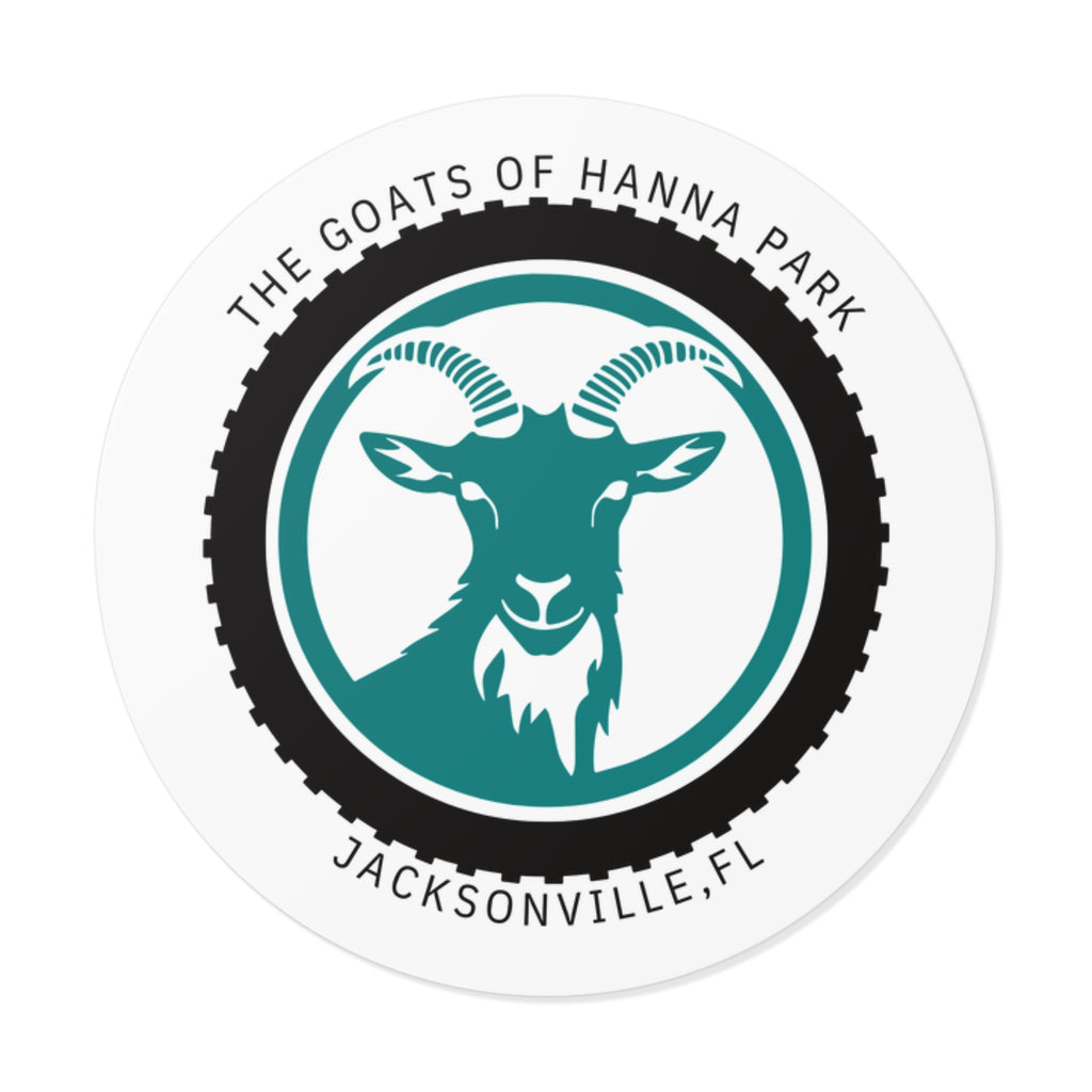 Goats of Hanna Round Vinyl Stickers