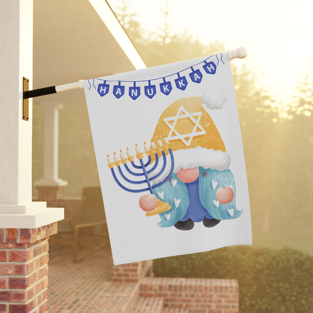 Hanukkah Garden & House Banner Flag