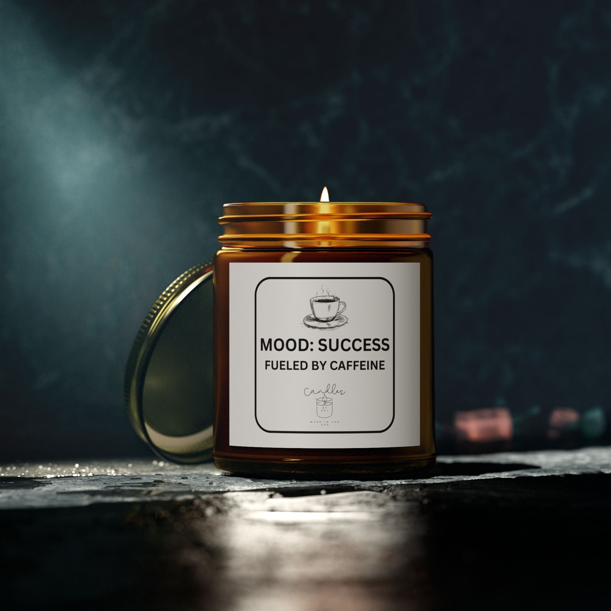 Mood Candle: Success Fueled by Caffeine