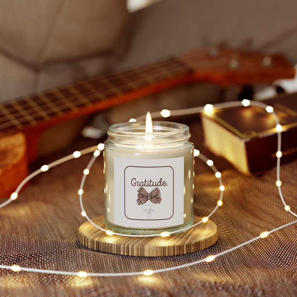Gratitude Vanilla Bean Scented Candle Fall Scented Candle