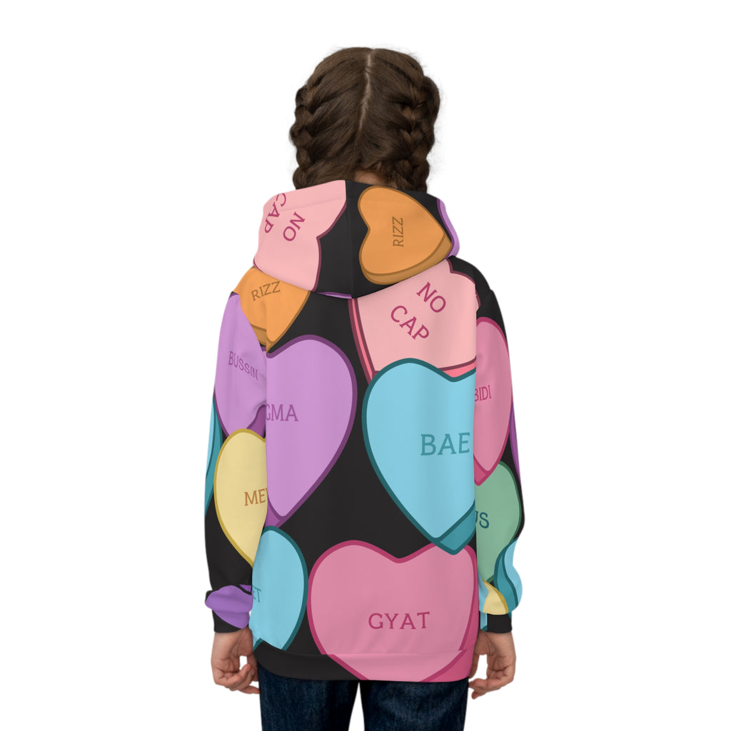 Children's Valentine's Hoodie Valentine's Sweatshirt