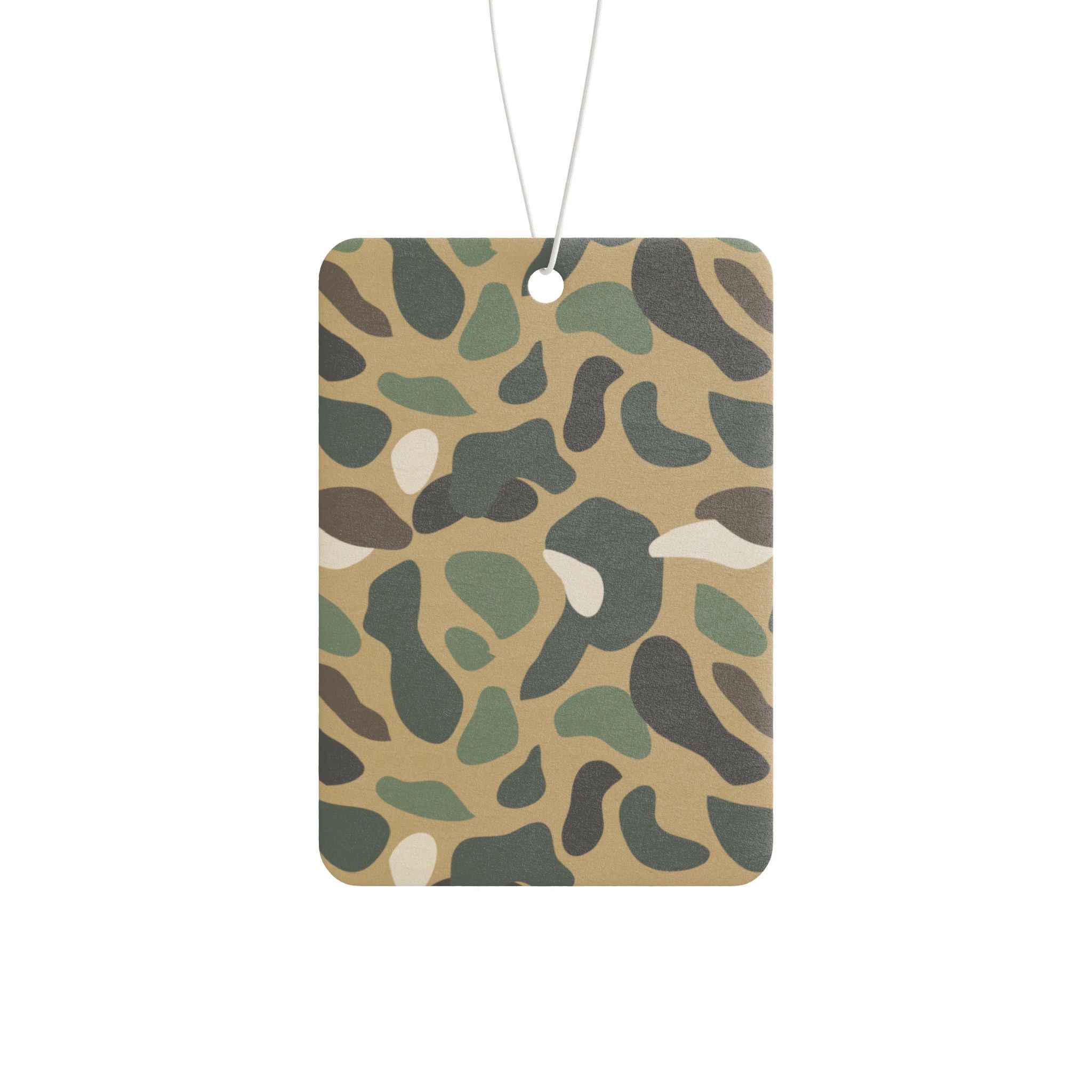 Camo Car Air Freshener - Stylish Odor Eliminator for Men, Car Décor Gift, Hunting, Outdoor Adventure