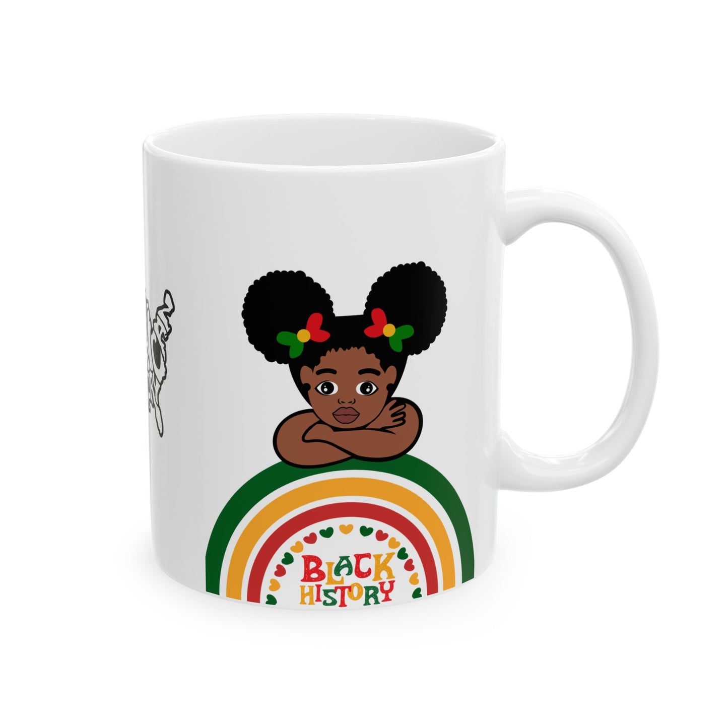 Black History Mug, Colorful 11oz 15oz Ceramic Coffee Cup, BPA Free and Lead Free, Dishwasher Safe, Microwave Safe, Customized Cup for Tea