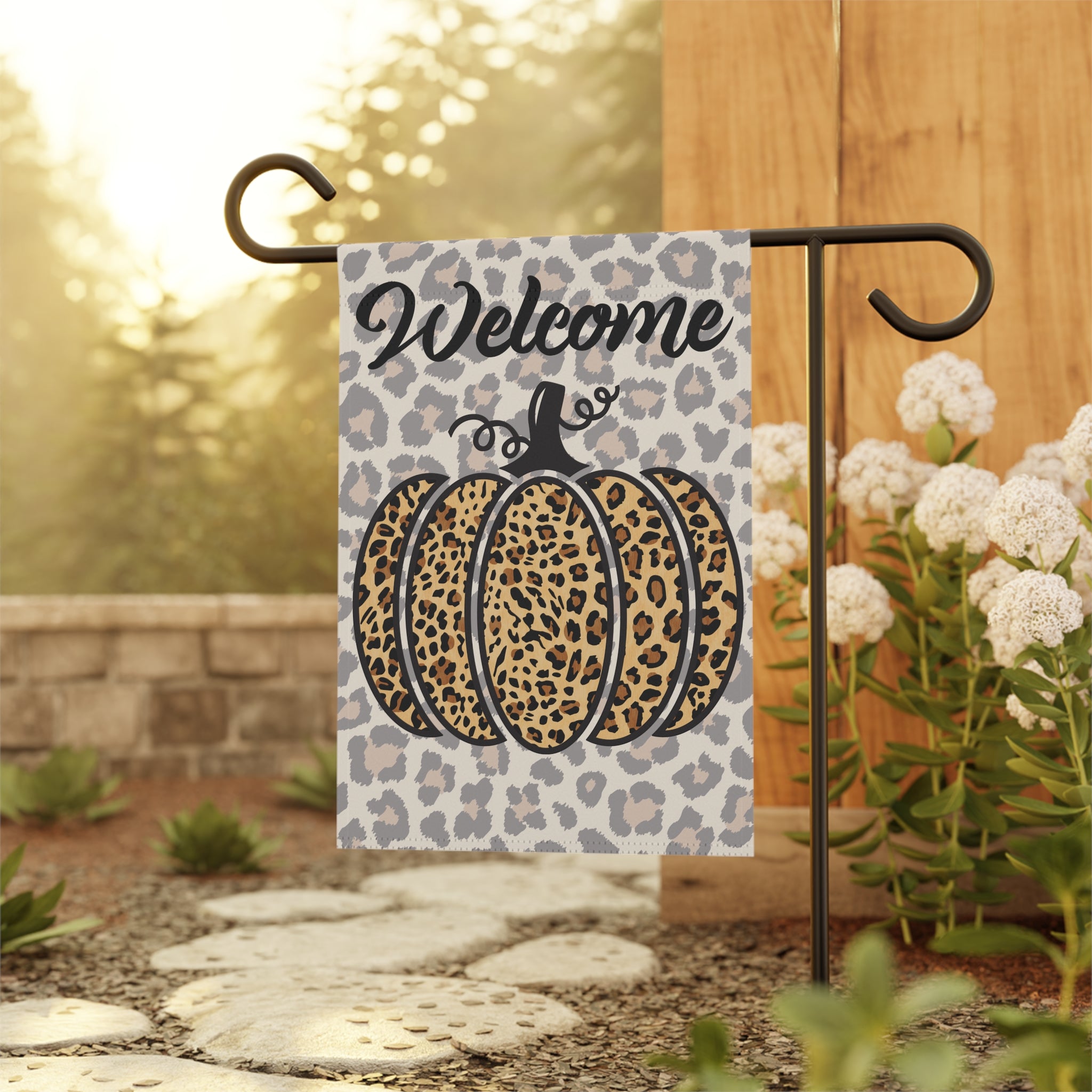 Garden Banner Pumpkin Fall Jaguars Garden Flag 12x18 or 24x32
