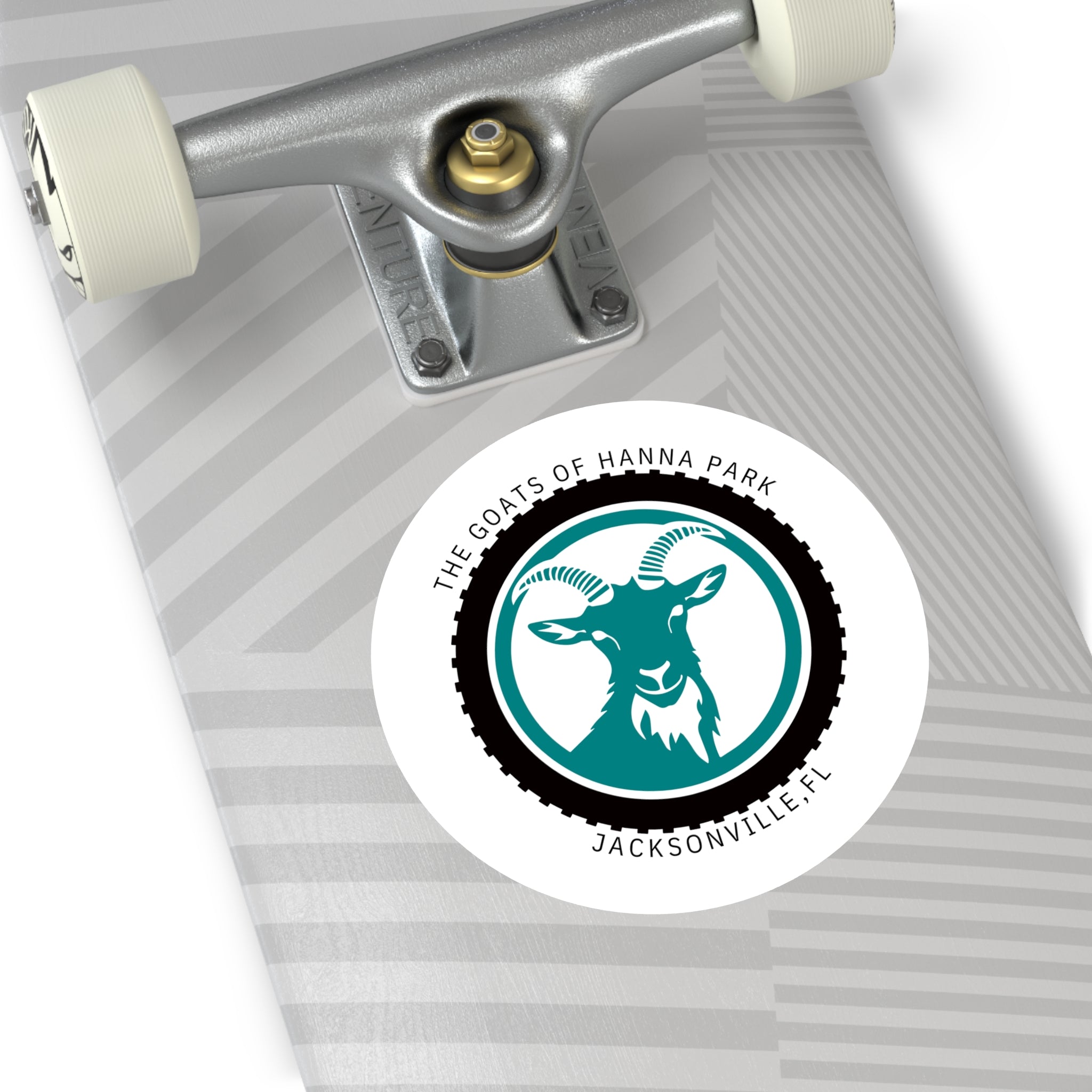 Goats of Hanna Round Vinyl Stickers