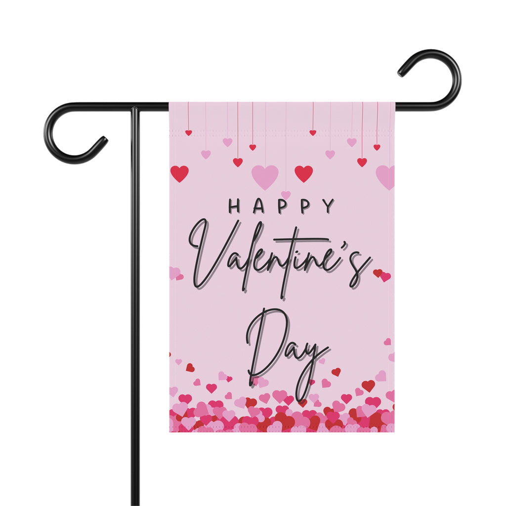 Valentine's Day Garden Flag Welcome Flag for Valentine's Day Happy Valentine's Day Flag