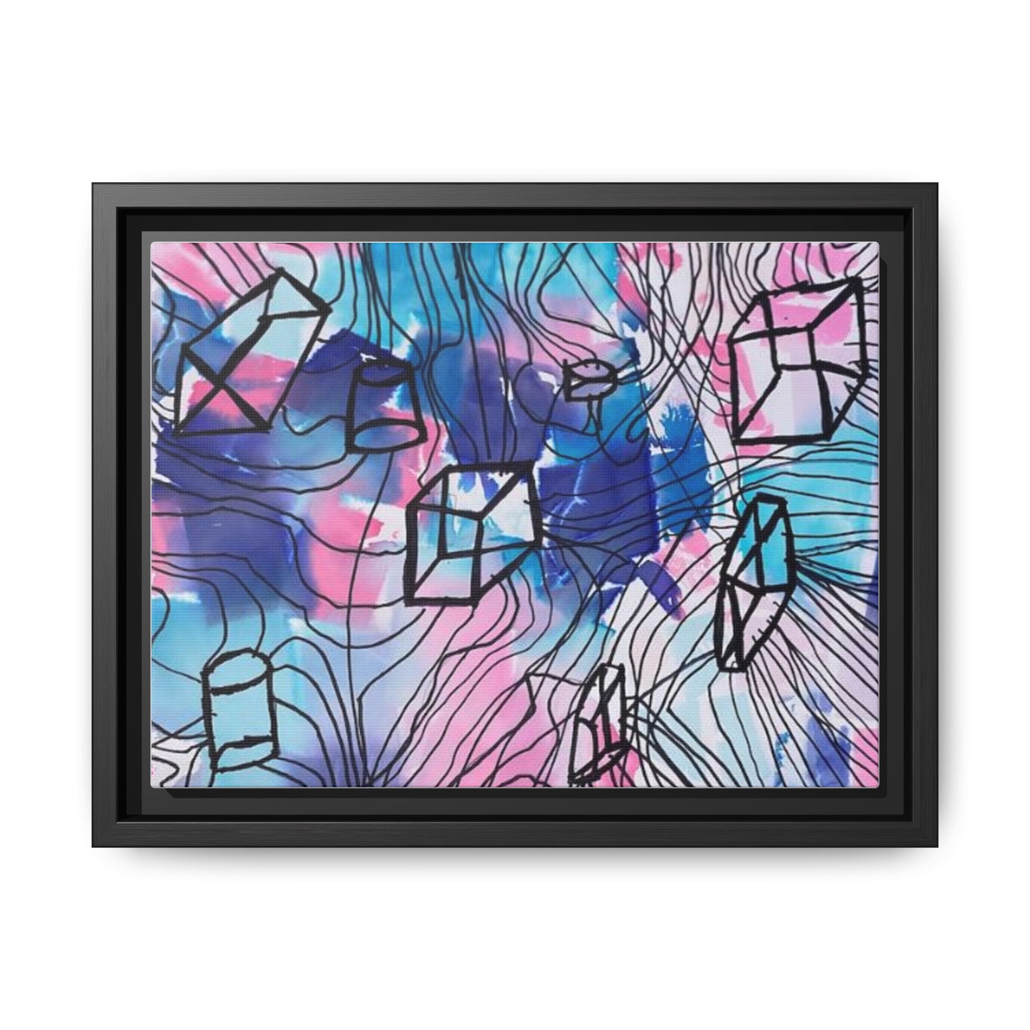 Elements of Art: Form Framed Canvas by Jackson G. Smith