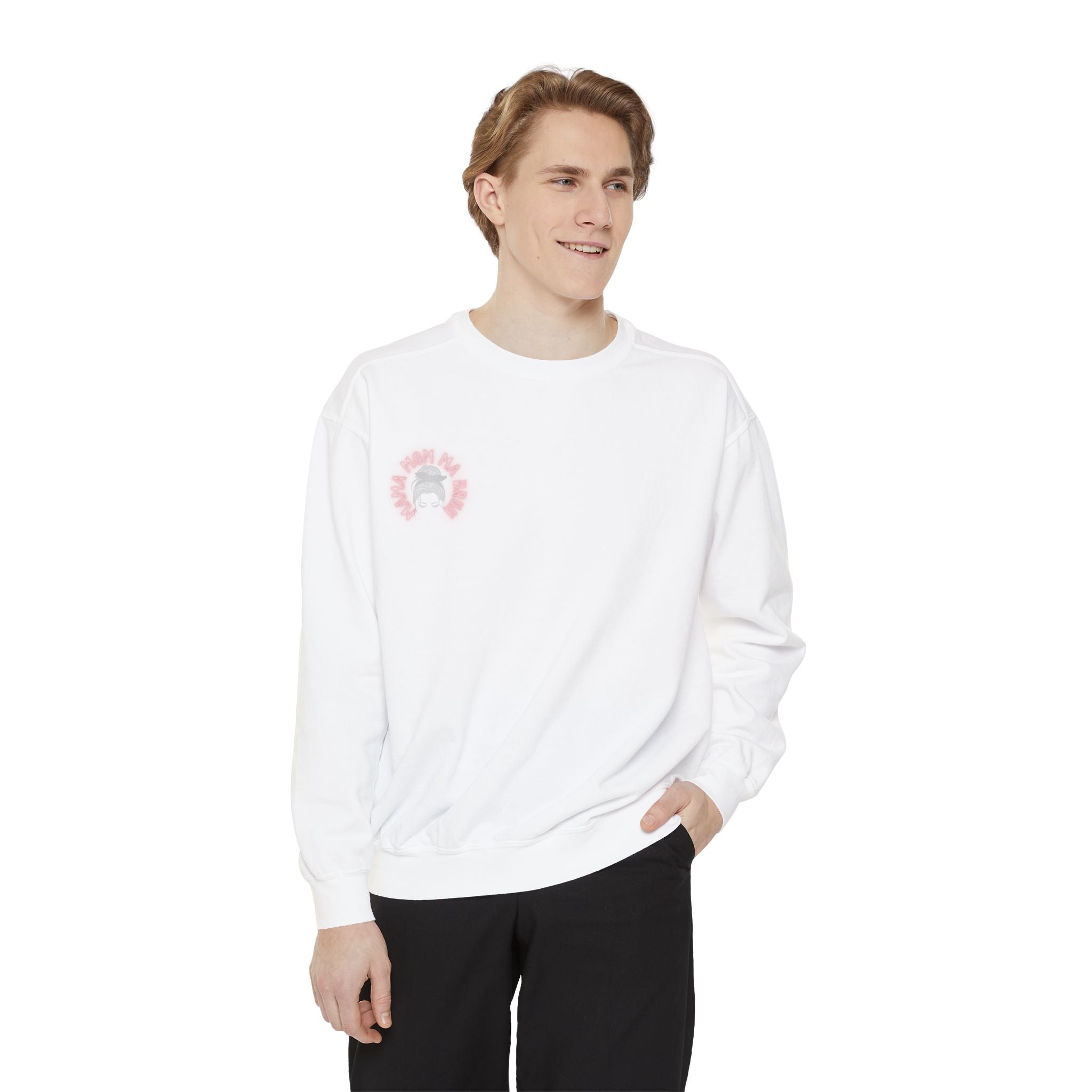 Mom Bruh Garment-Dyed Sweatshirt