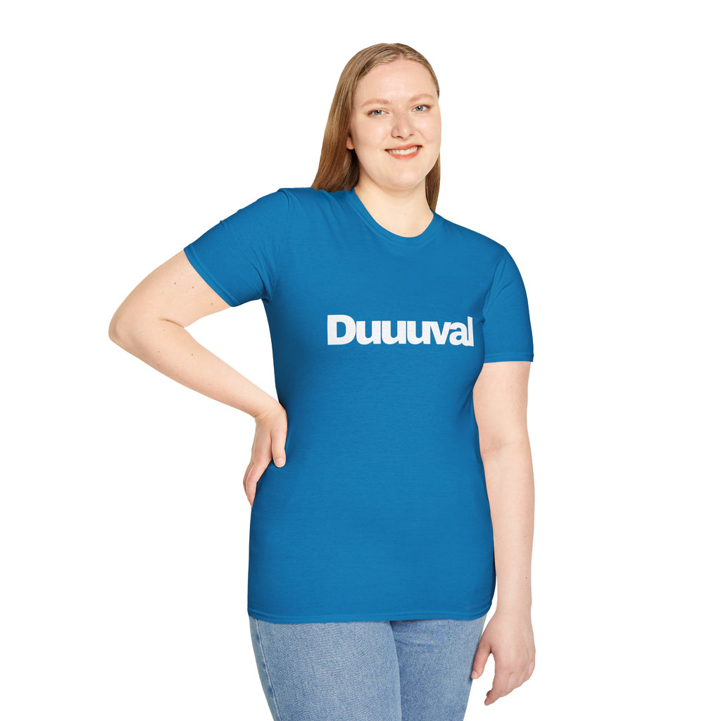 Duuuval Soft Tee with White Lettering Duval Show Your Love of the 904 in the Duuuval T-Shirt