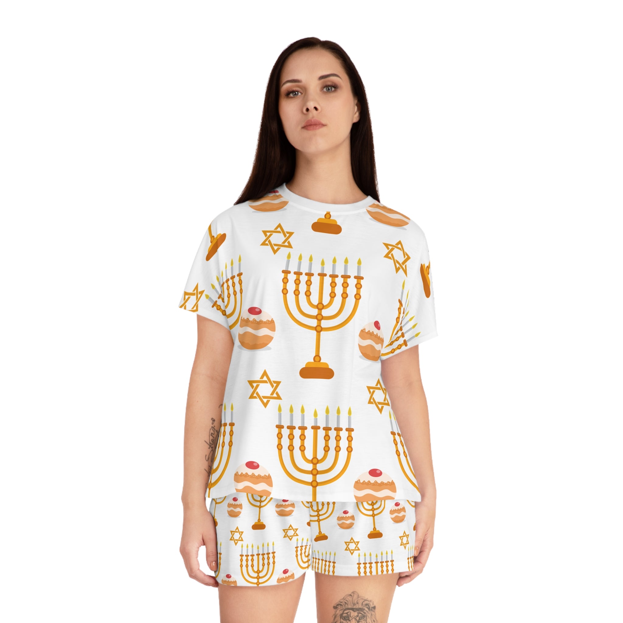 The Mensch Women's Hanukkah Pajama Set